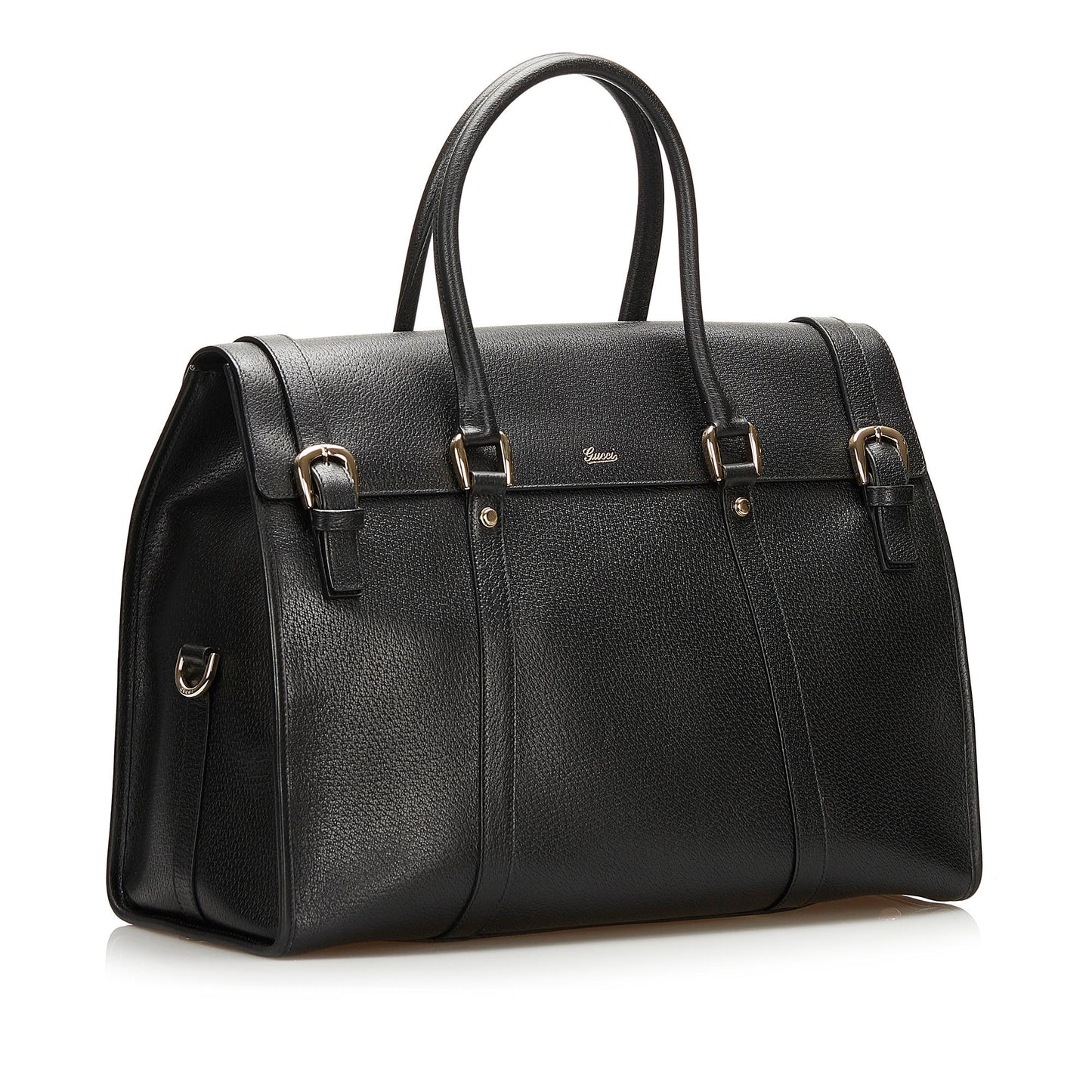 Gucci SHG Leather Calf Black Satchel Bag Satchel Shg