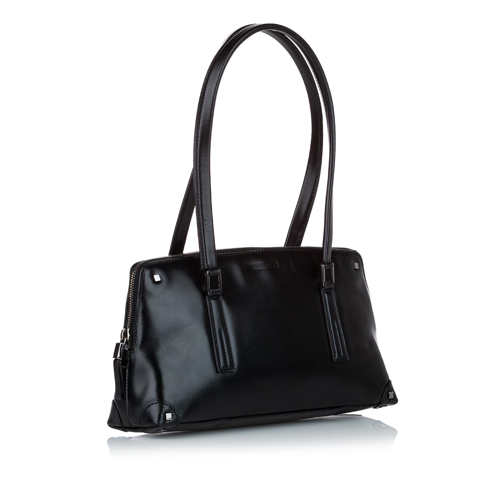Gucci SHG Leather Calf Black Shoulder Bag 5