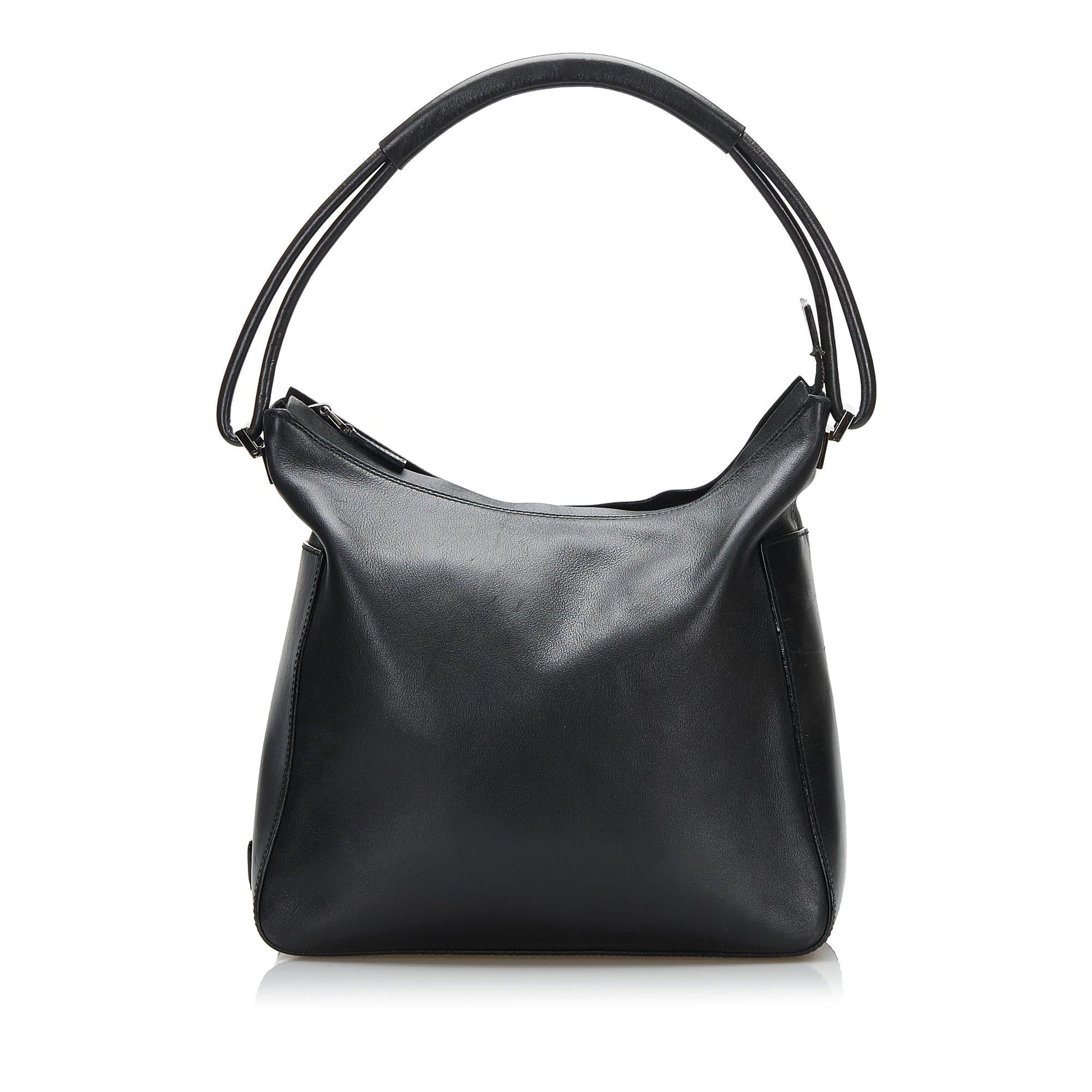 Gucci SHG Leather Calf Black Shoulder Bag 4