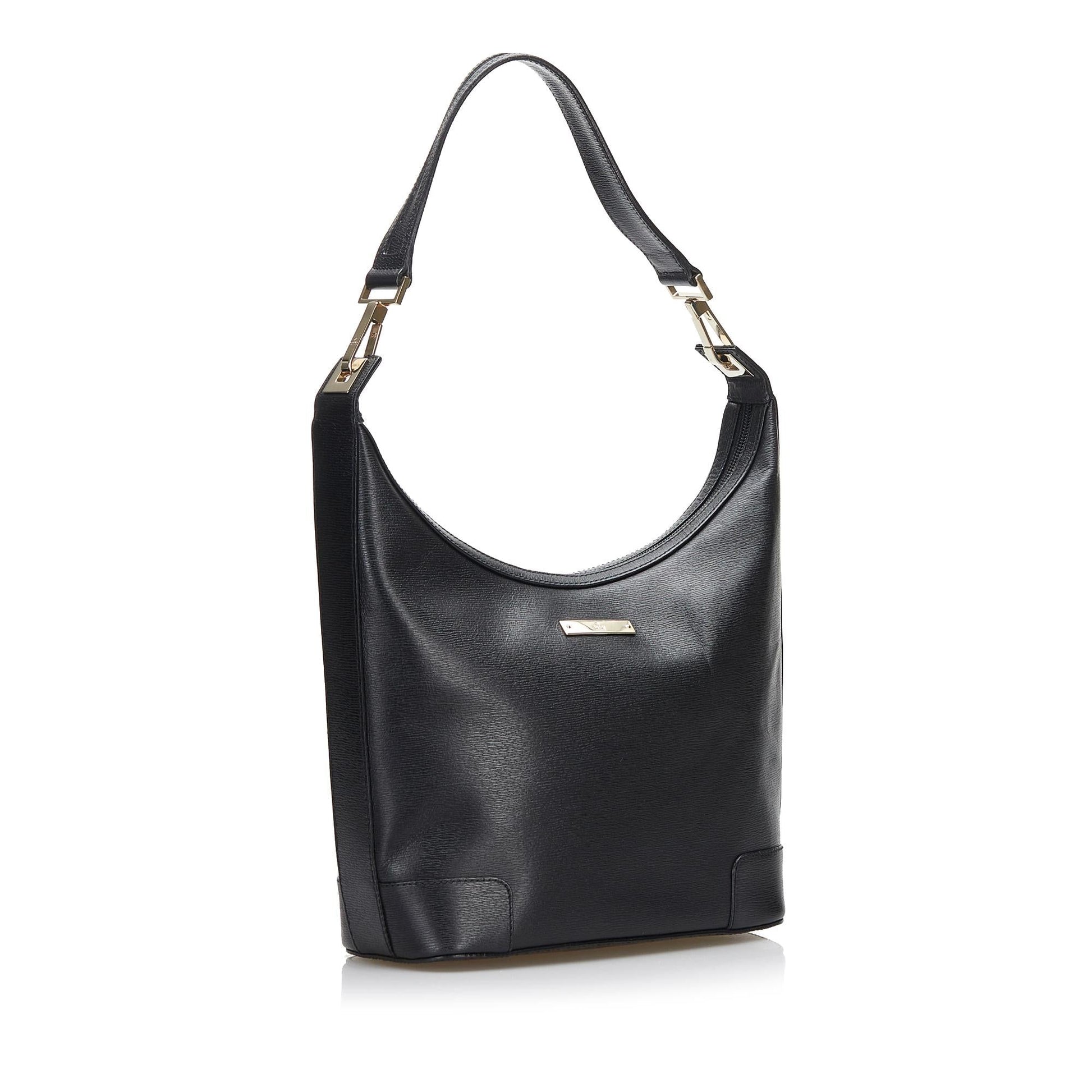 Gucci SHG-YBSEzN Leather Calf Black Shoulder Bag