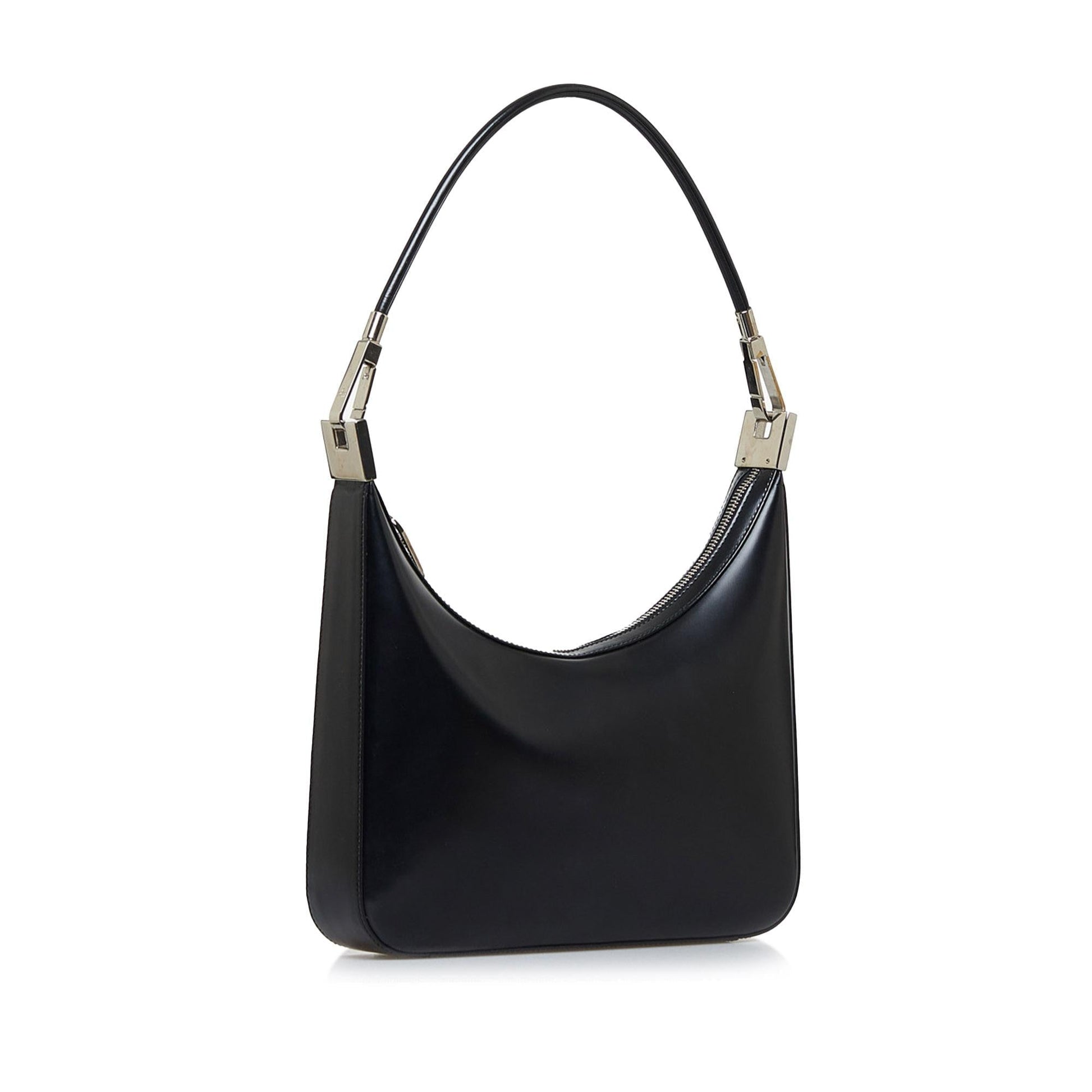 Gucci SHG-IJG77h Leather Calf Black Shoulder Bag