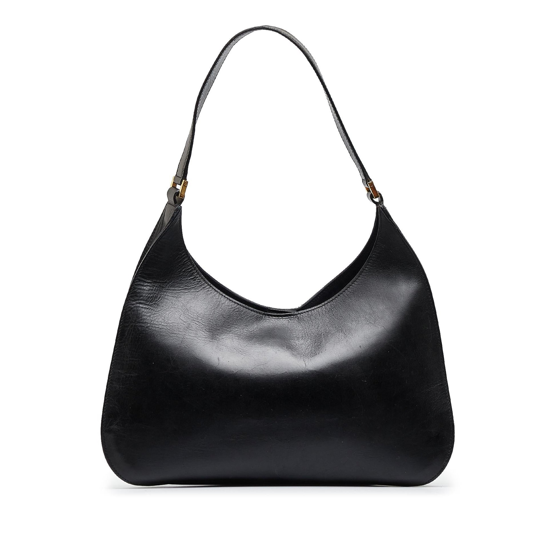 Gucci SHG-ewy9vW Leather Calf Black Shoulder Bag