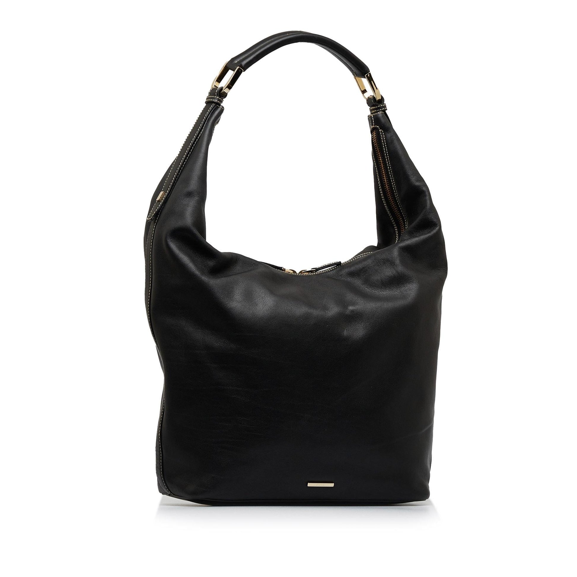 Gucci SHG-BBTMv6 Leather Calf Black Shoulder Bag