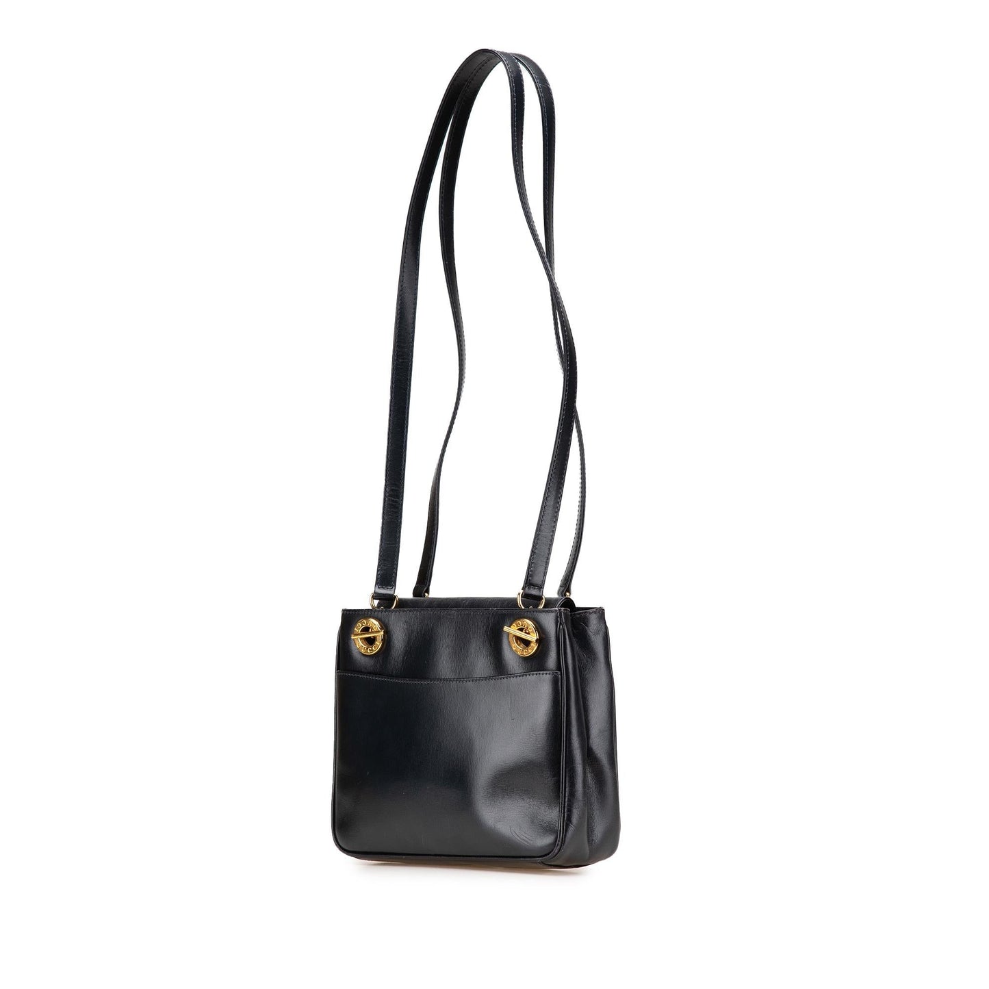 Gucci Leather 1 Calf Black Shoulder Bag