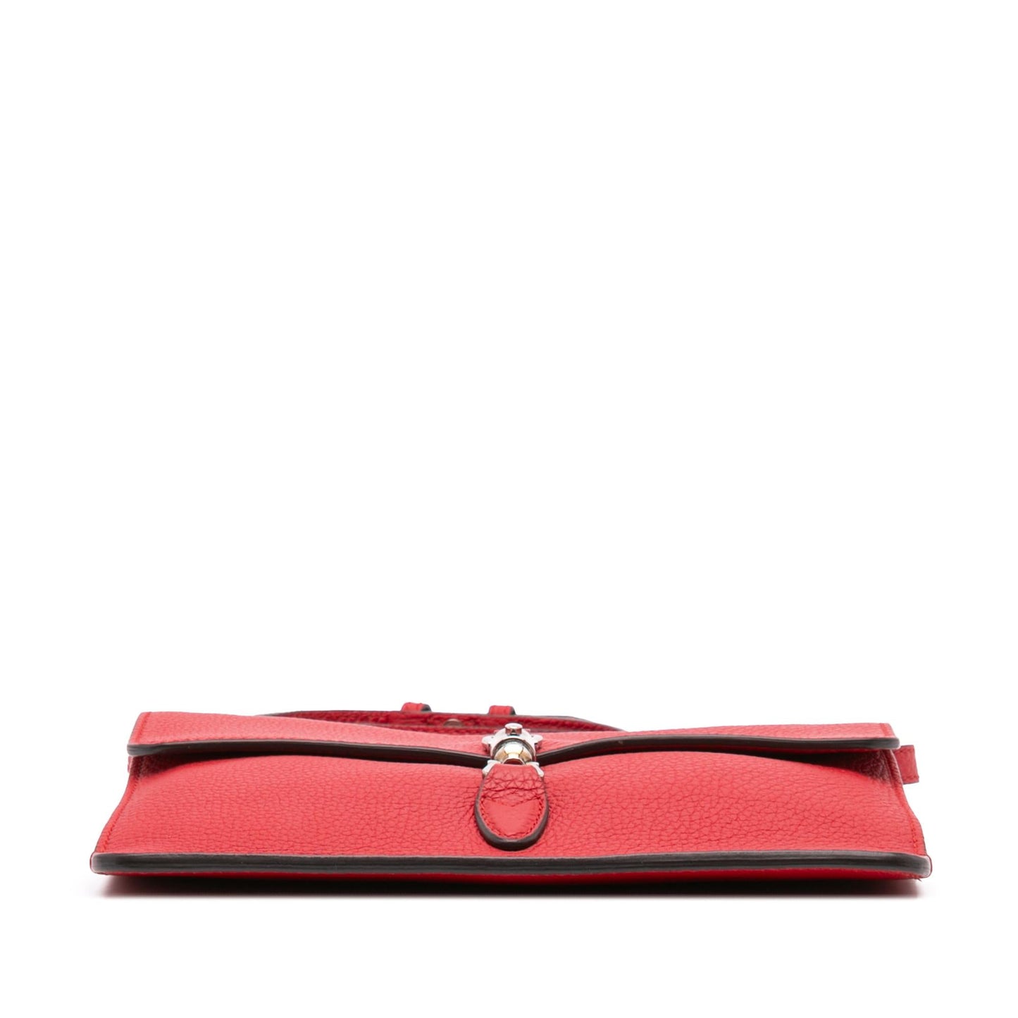 Gucci Soft Jackie Convertible Leather Calf Red Crossbody Bag