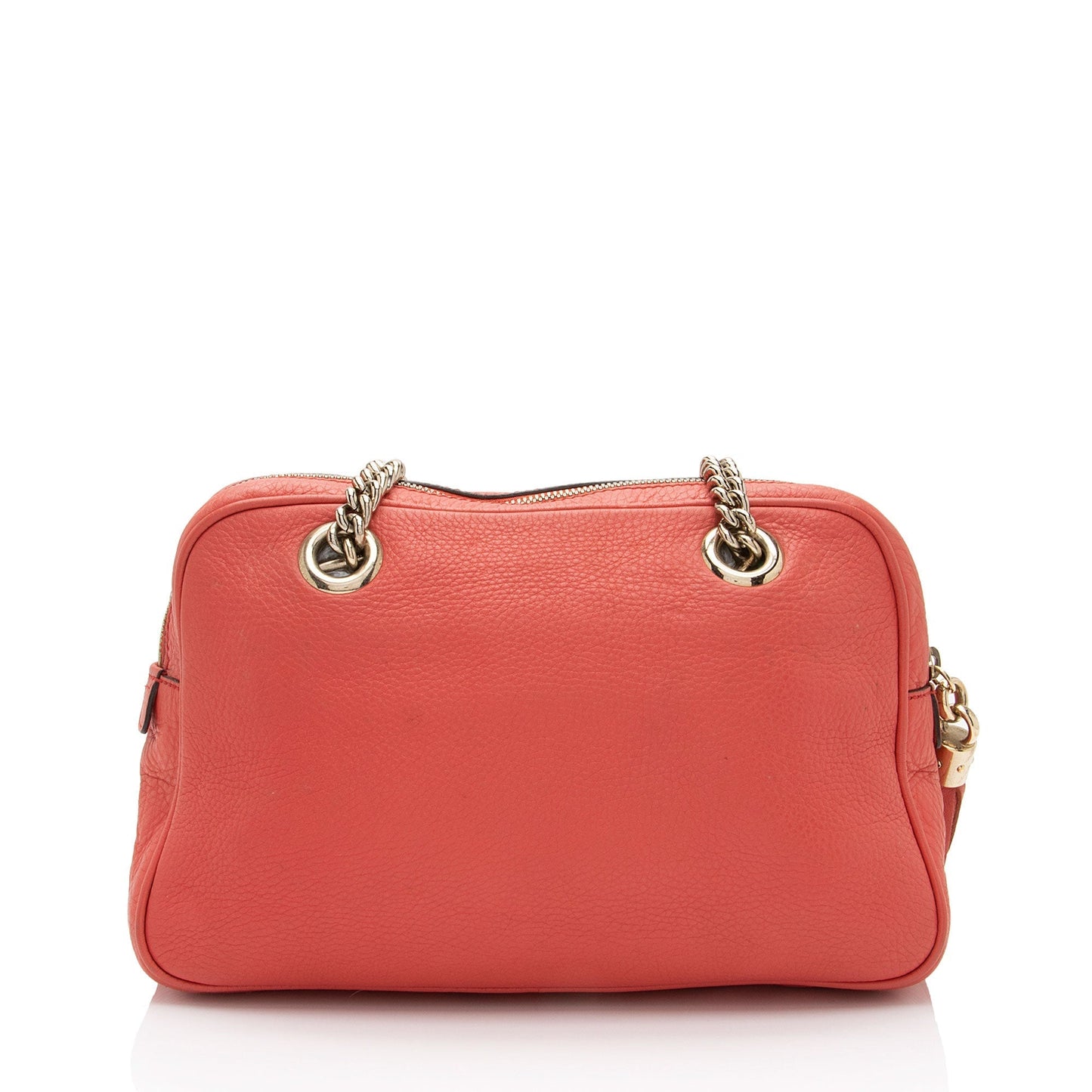 Gucci Soho SHF-me1riu Leather Pink Small Chain Shoulder Bag