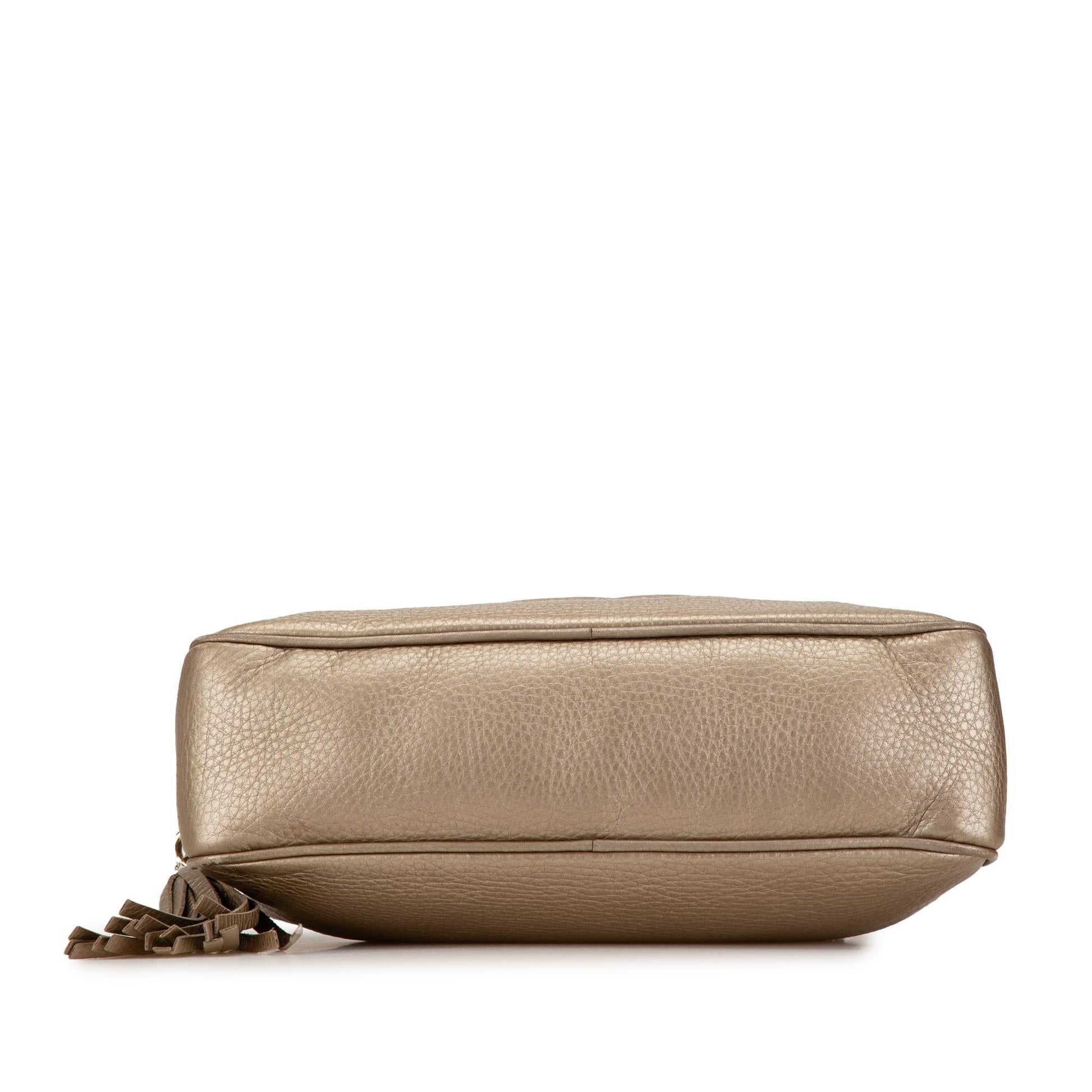 Gucci Soho Zip SHG-Ej5ErC Leather Calf Gold Chain Shoulder Bag
