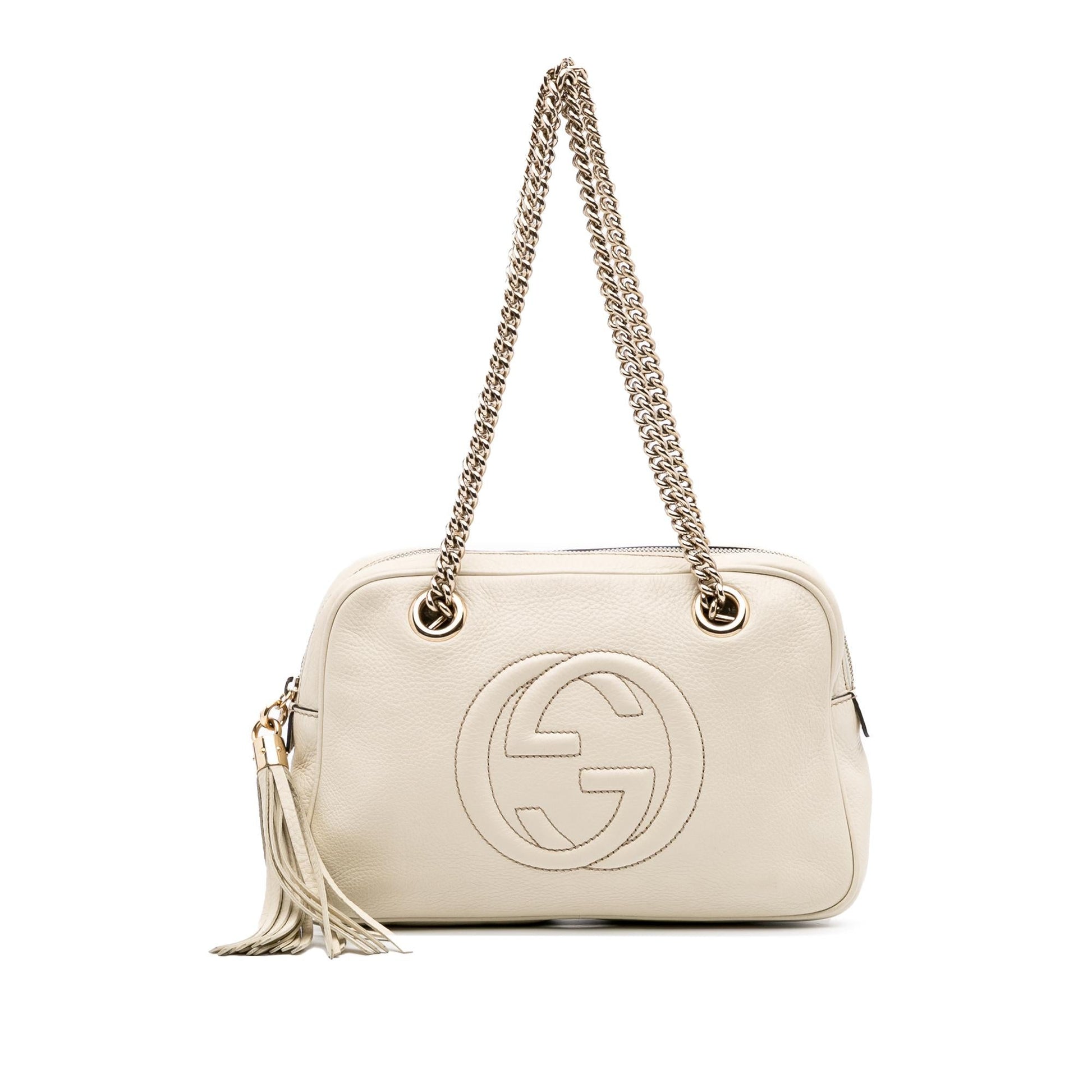 Gucci Soho Zip Leather Chain Shoulder Bag Bag 2