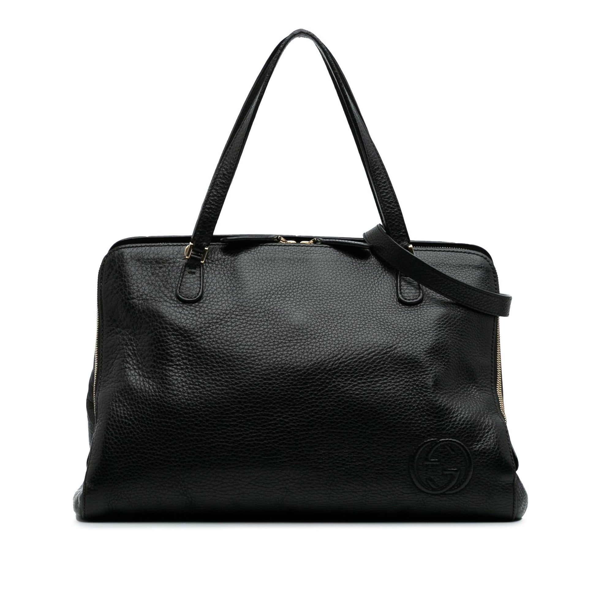 Gucci Soho Convertible Leather Tote Bag