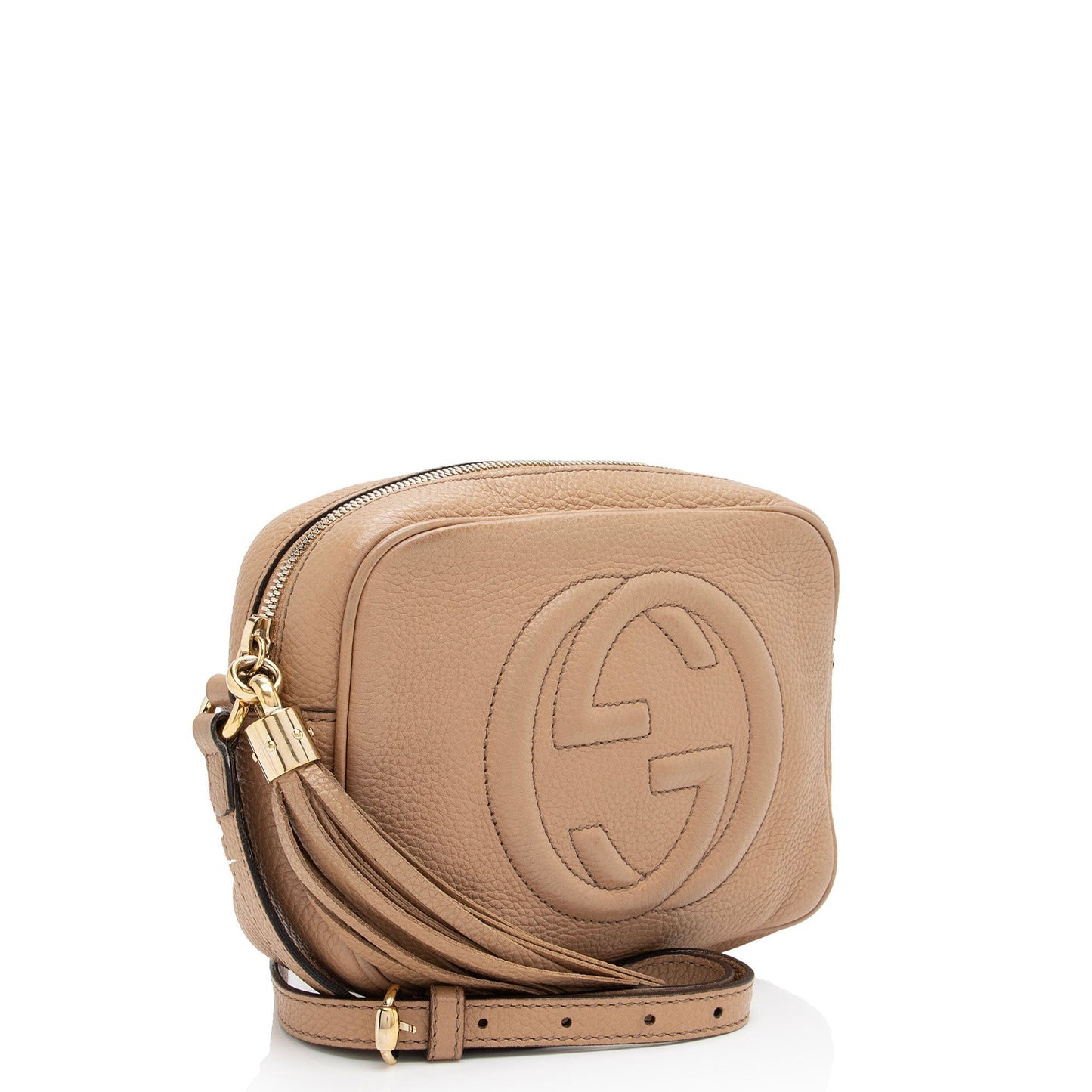 Gucci Soho Disco - FINAL SHF-lzj3mO Leather Beige Crossbody Bag