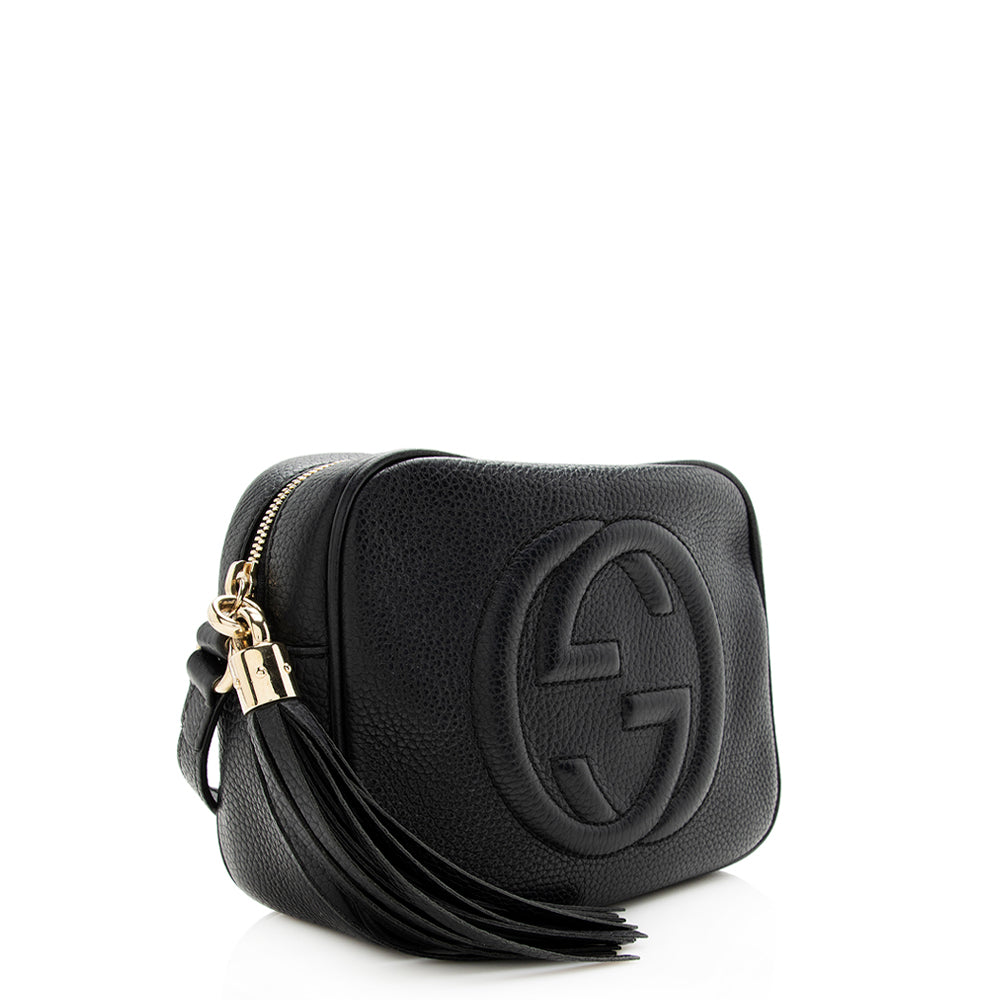 Gucci Soho Disco SHF Leather Black Crossbody Bag 4