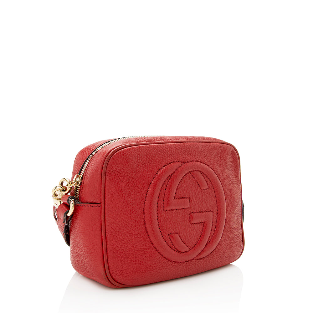 Gucci Soho Disco SHF Leather Red Crossbody Bag
