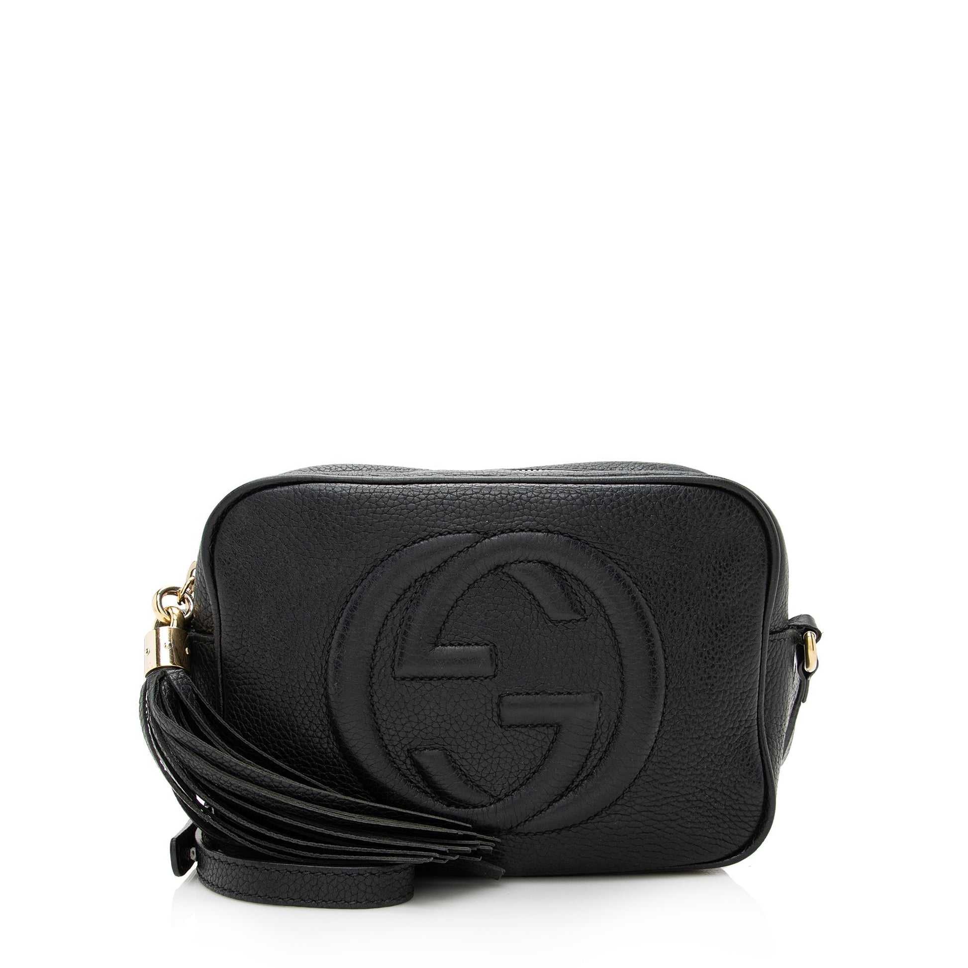 Gucci Soho Disco SHF Leather Black Crossbody Bag Bag Shf