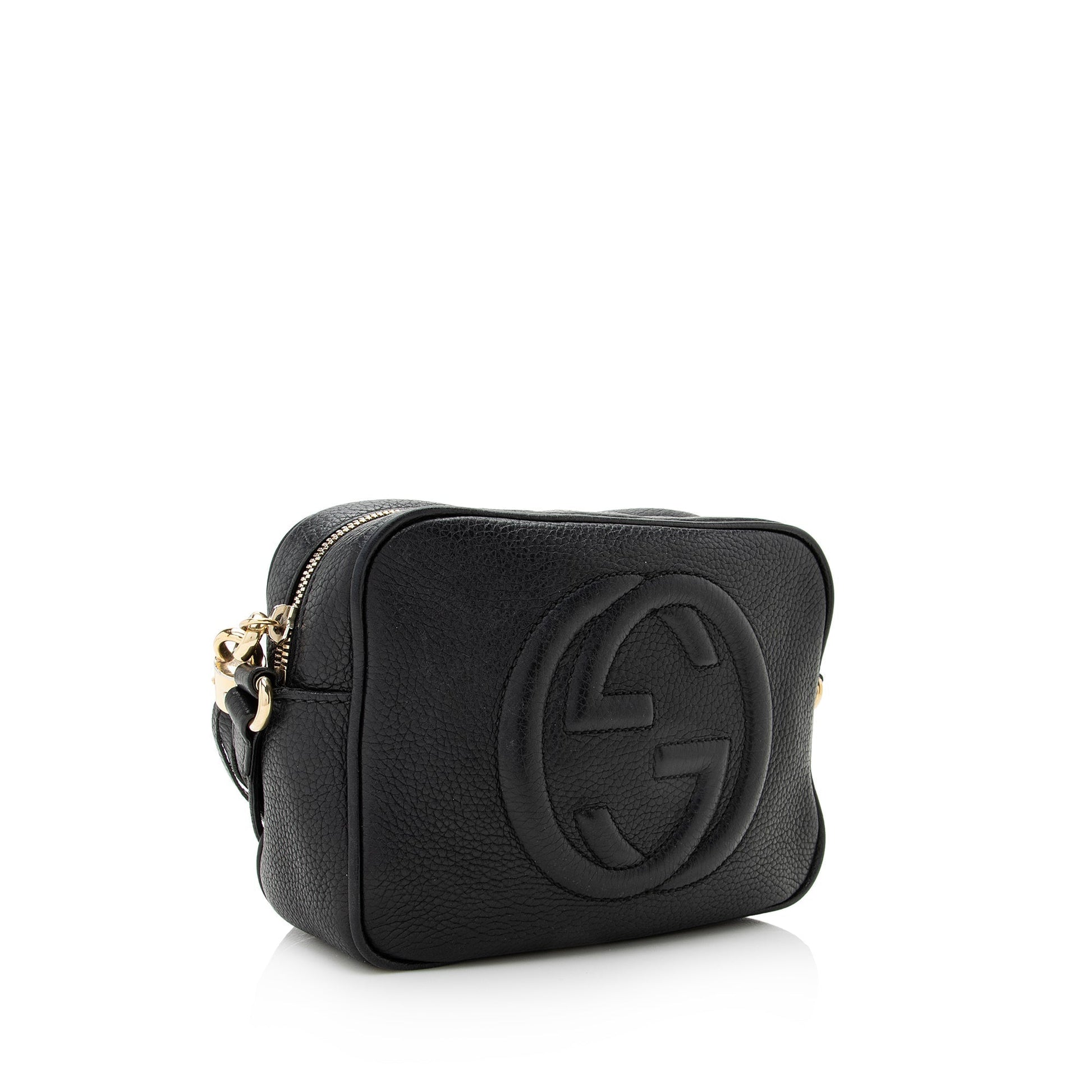 Gucci Soho Disco SHF Leather Black Crossbody Bag Bag Shf