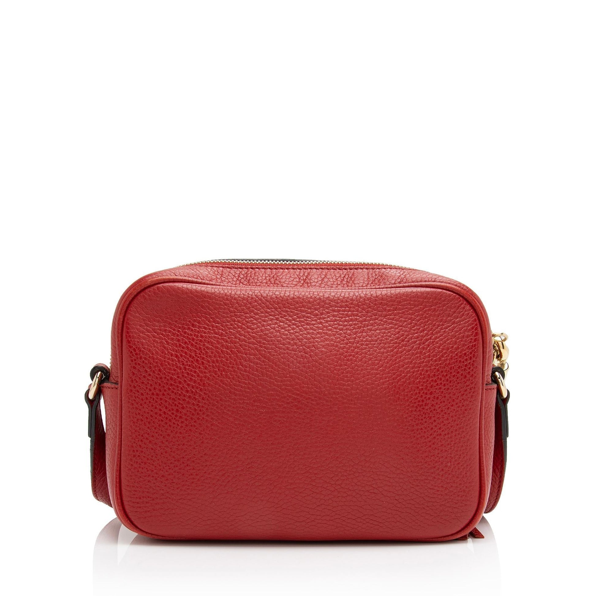 Gucci Soho Disco SHF-k2rch0 Leather Red Crossbody Bag