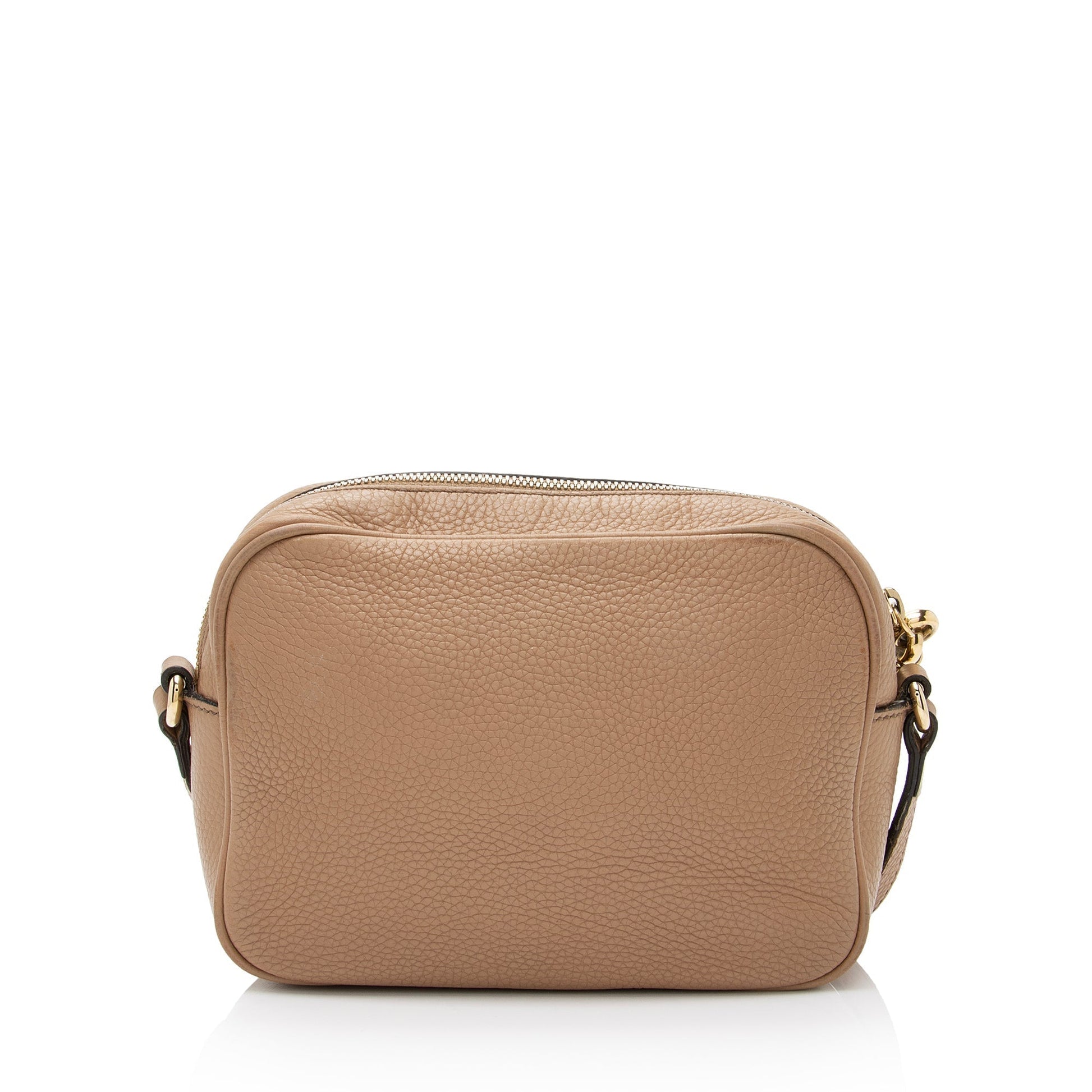 Gucci Soho Disco SHF-t6lNnV Leather Beige Crossbody Bag