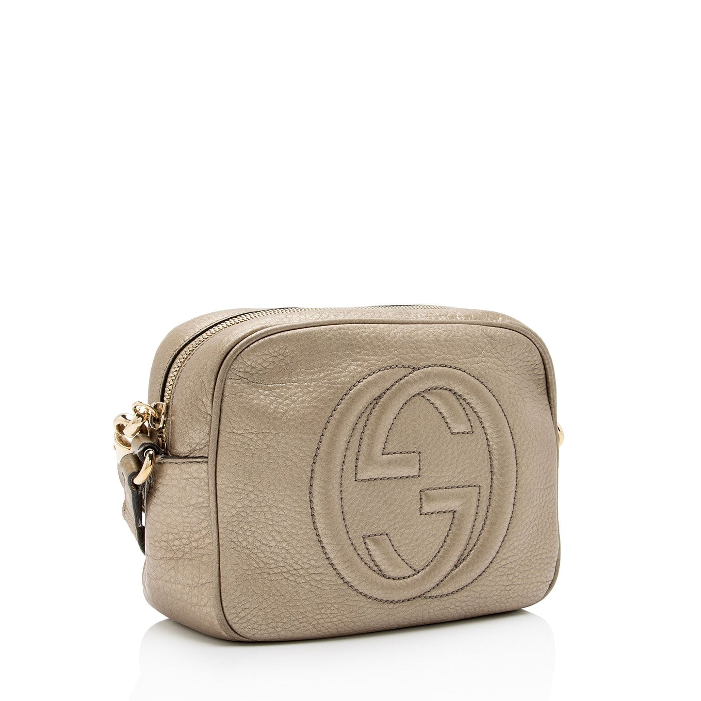Gucci Soho Disco SHF-v8SOTc Leather Gold Crossbody Bag