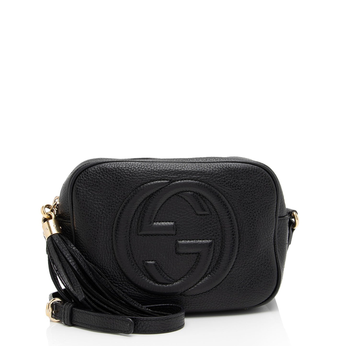 Gucci Soho Disco SHF-ZNrA7m Leather Black Crossbody Bag