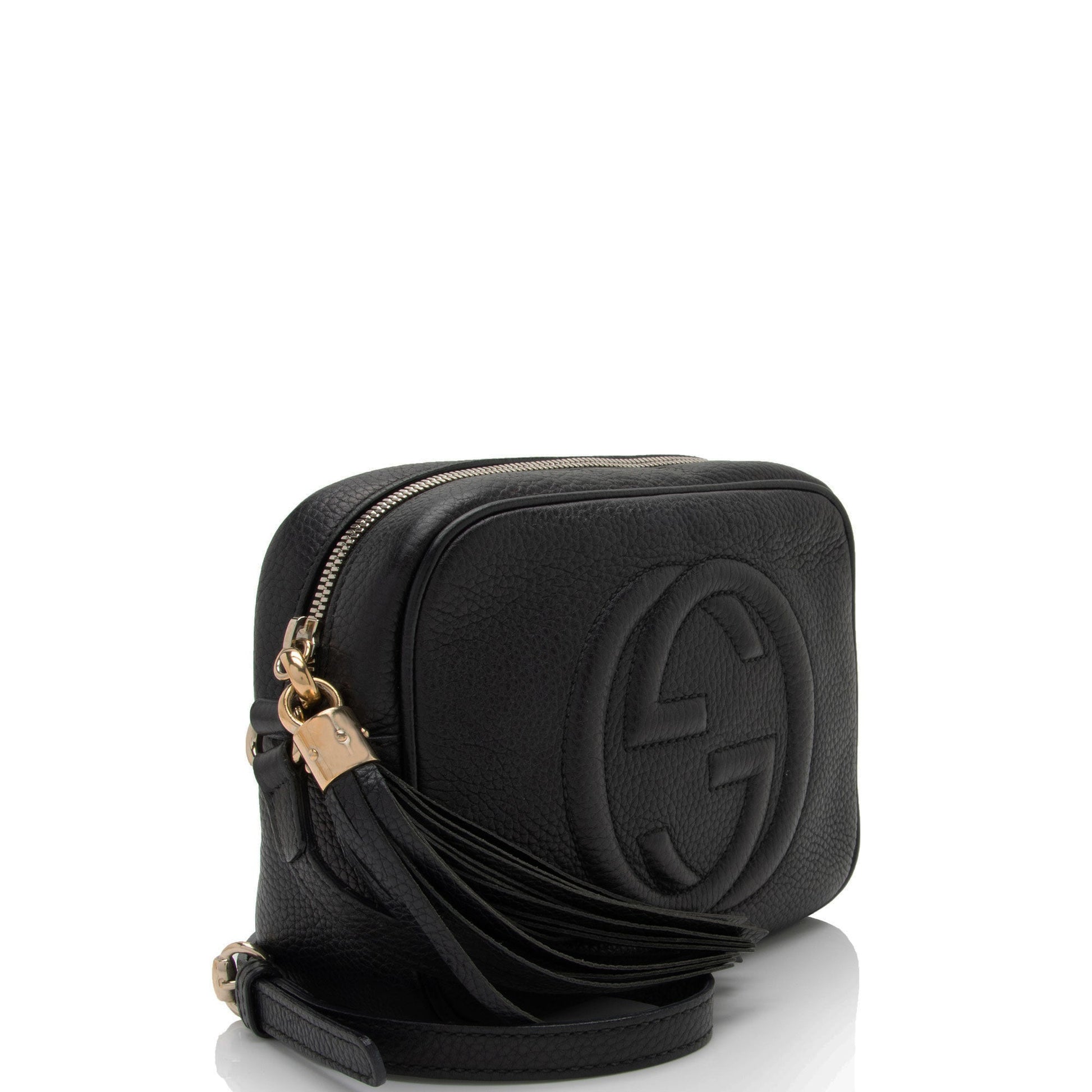 Gucci Soho Disco SHF-9s1avG Leather Black Crossbody Bag