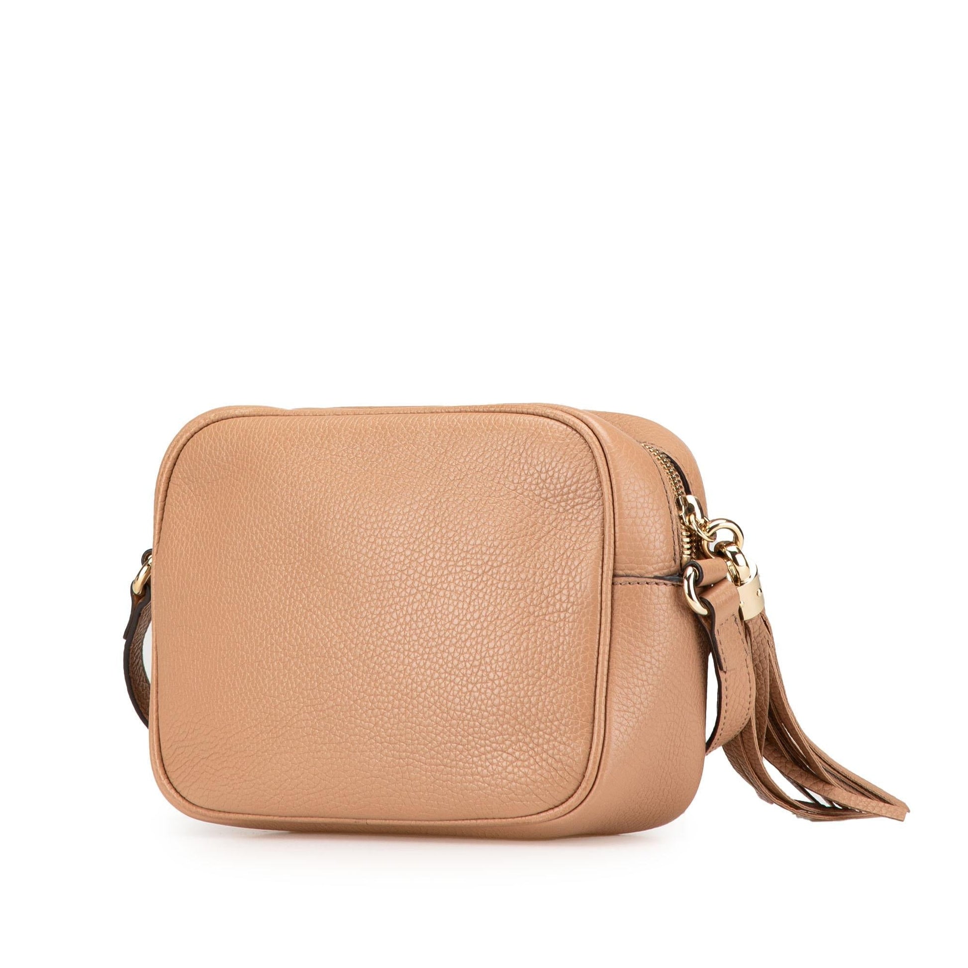 Gucci Soho Disco Leather Calf Brown Crossbody Bag