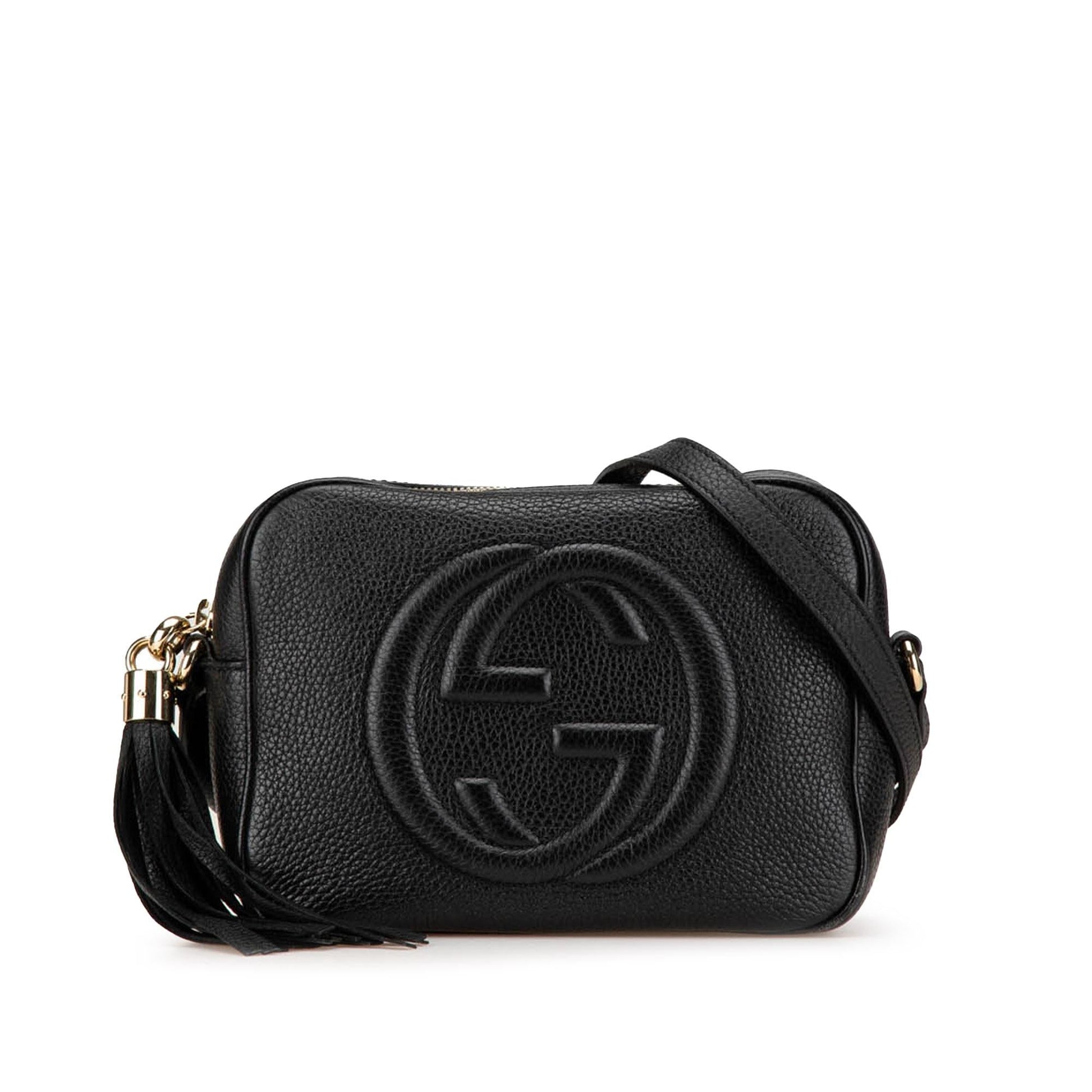 Gucci Soho Disco Leather Calf Black Crossbody Bag Crossbody 2
