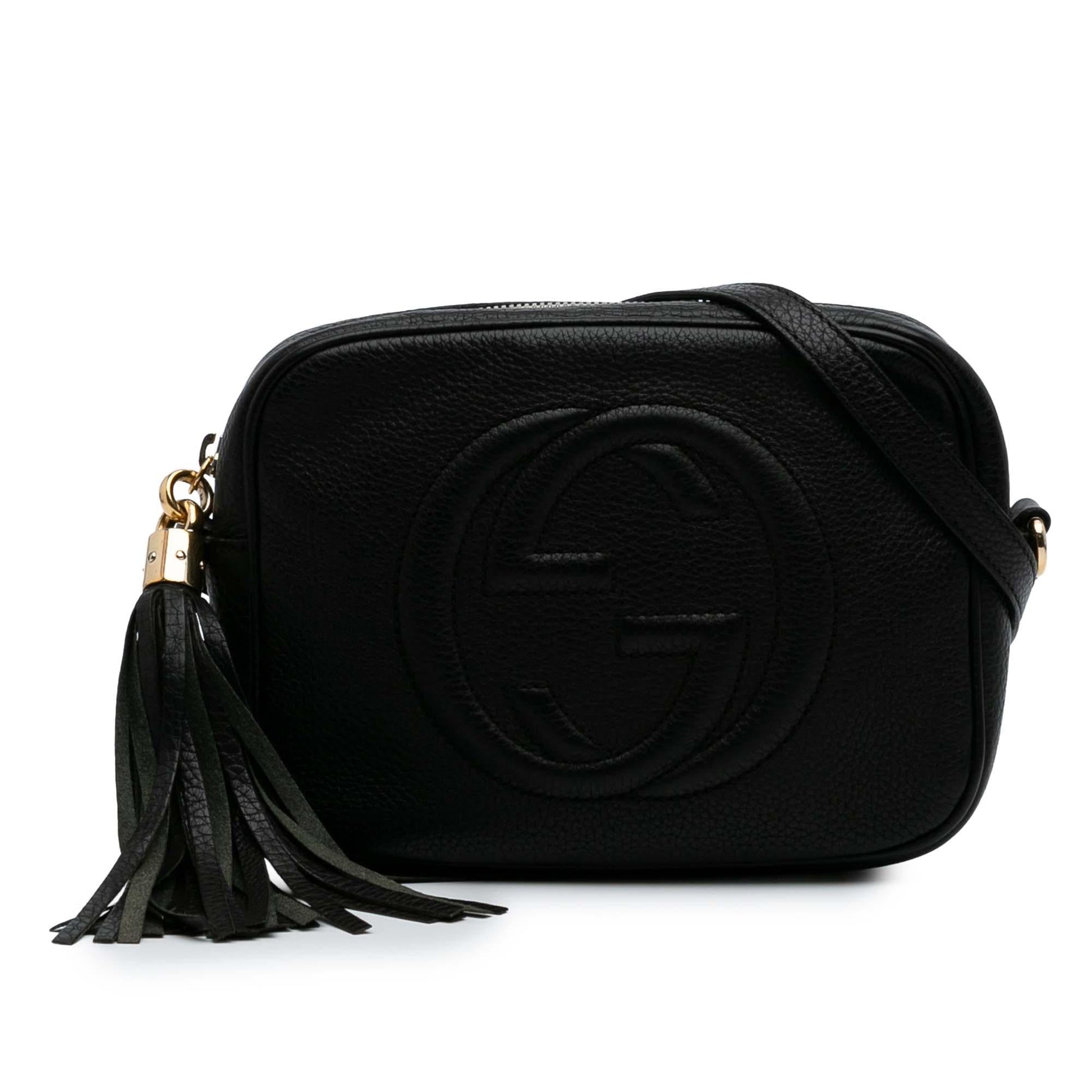 Gucci Soho Disco Leather Calf Black Crossbody Bag