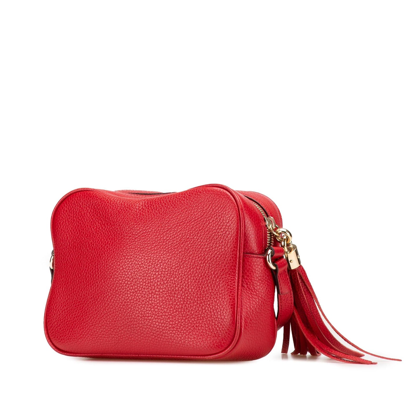 Gucci Soho Disco Leather Calf Red Crossbody Bag Crossbody 8