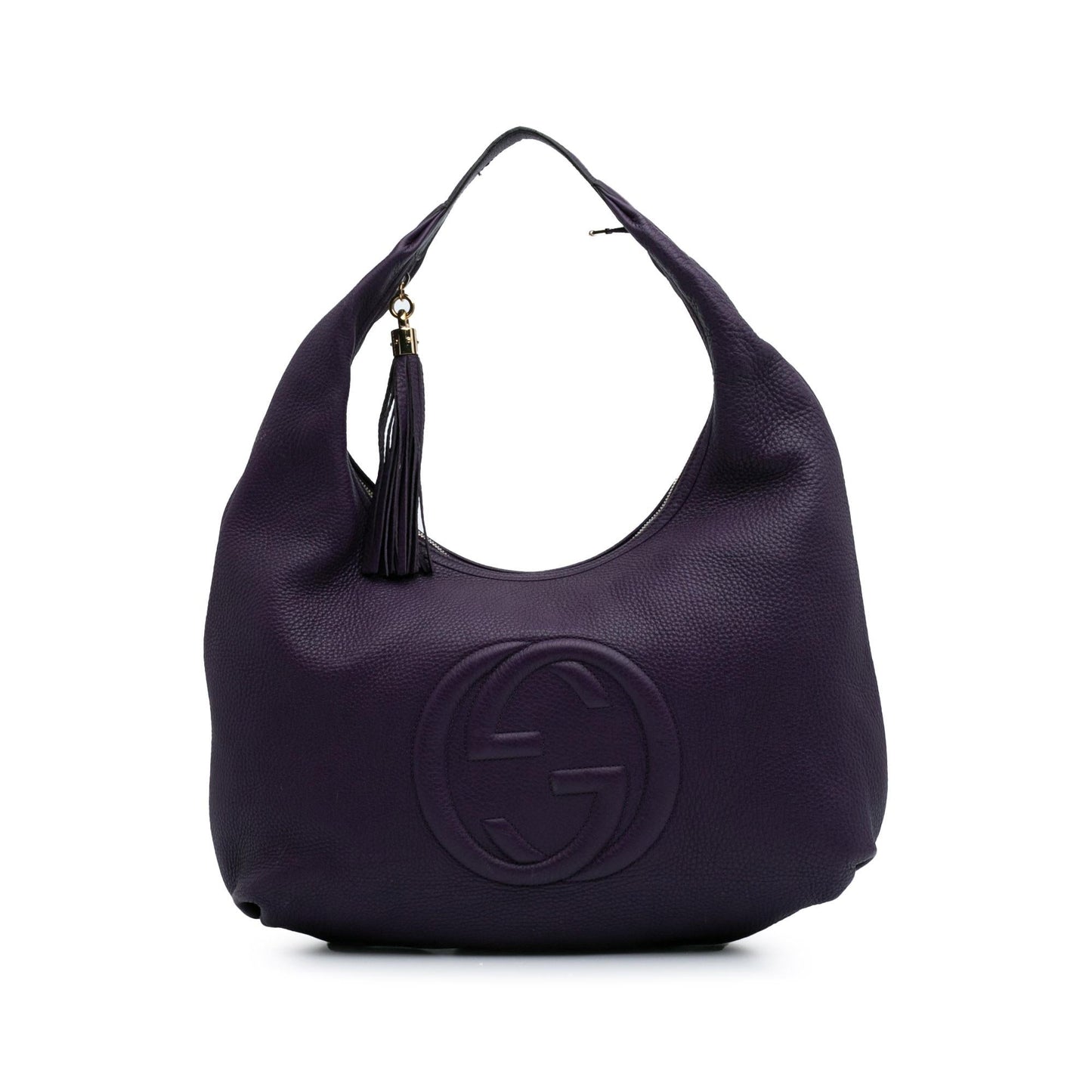 Gucci Soho Leather Calf Shoulder Bag Hobo 1