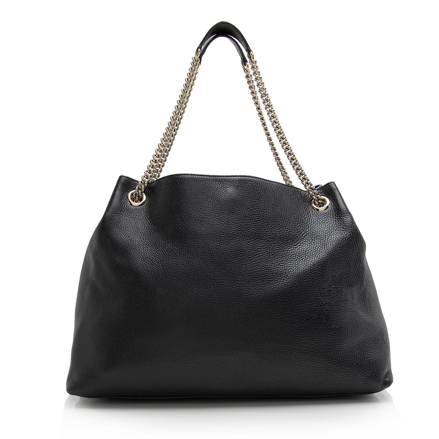 Gucci Soho SHF Leather Black Large Shoulder Bag Bag Shf