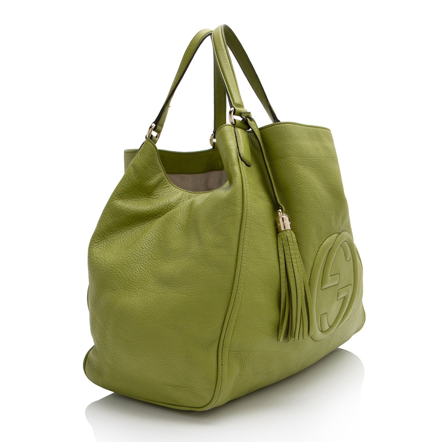 Gucci Soho SHF-sq29o5 Leather Green Large Tote Bag