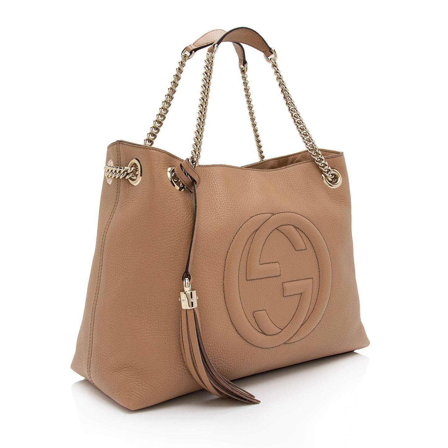 Gucci Soho SHF-XL0Vpo Leather Beige Medium Shoulder Bag