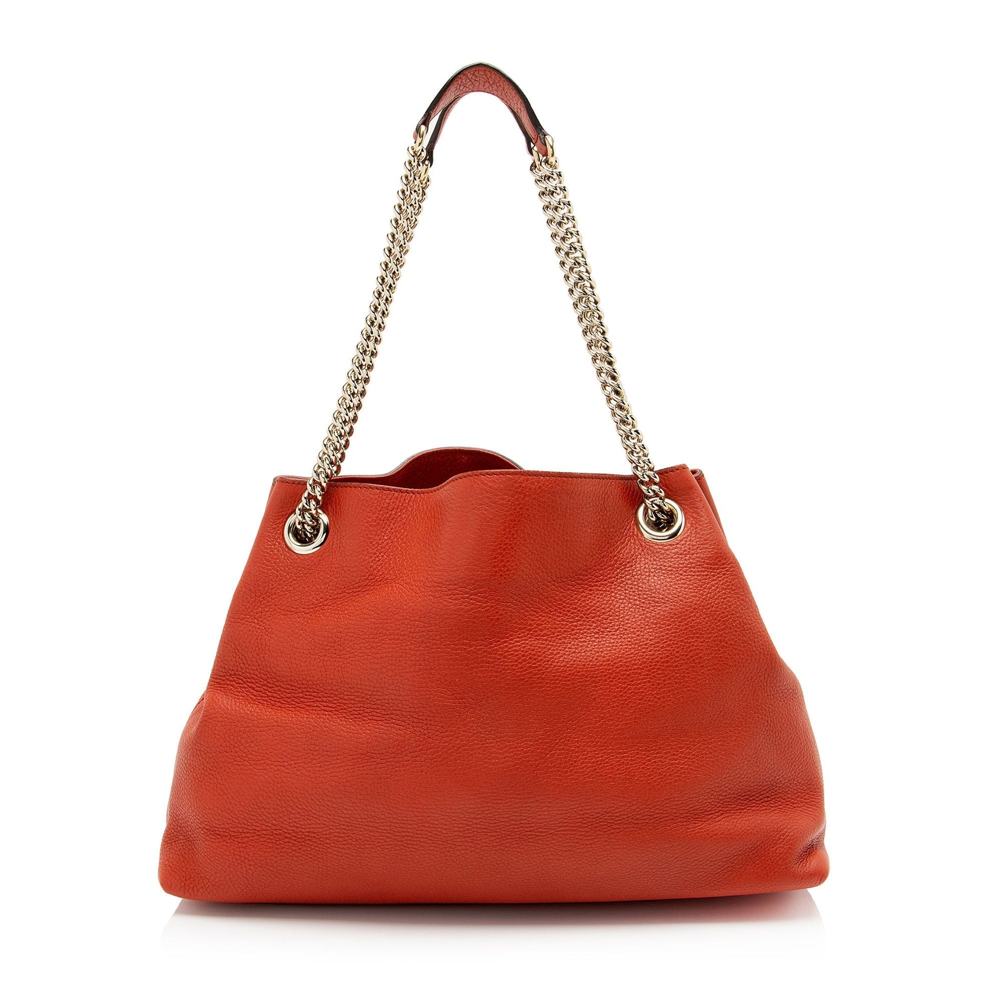 Gucci Soho SHF-5ggSKH Leather Orange Medium Shoulder Bag