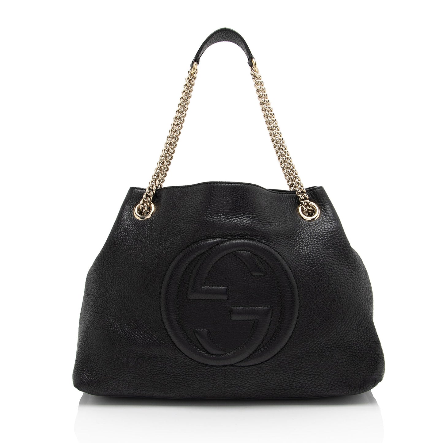 Gucci Soho SHF-52sRr2 Leather Black Medium Shoulder Bag