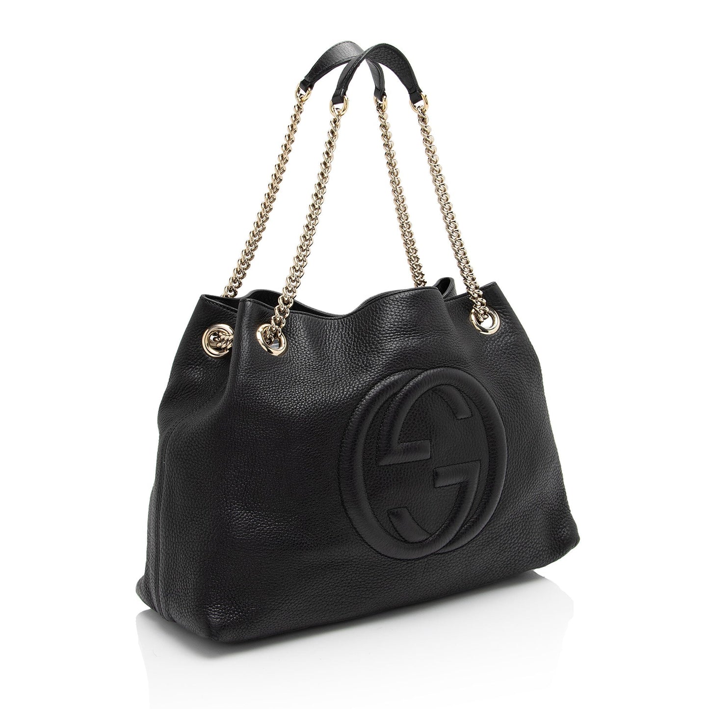 Gucci Soho SHF-52sRr2 Leather Black Medium Shoulder Bag