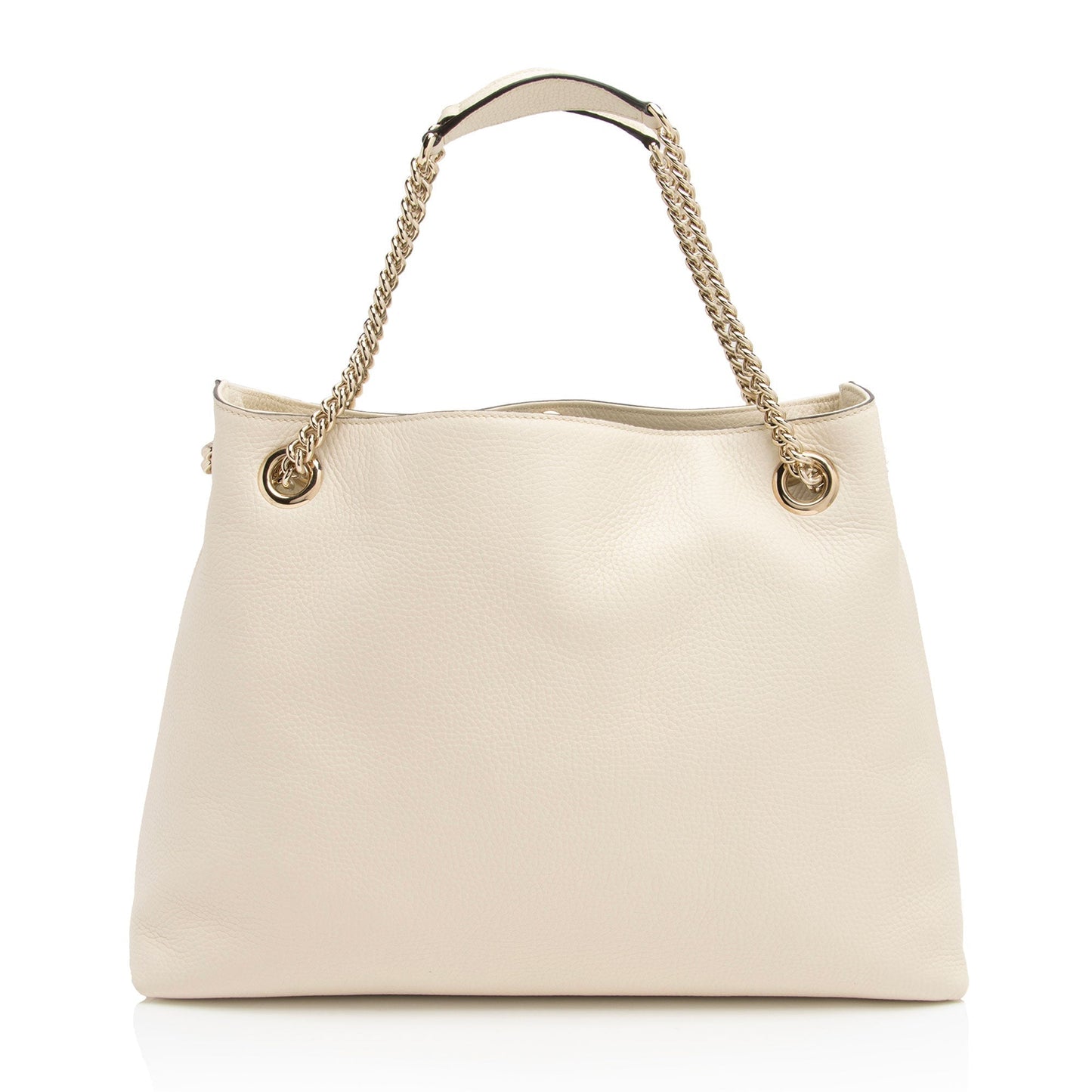 Gucci Soho SHF-vxF1hq Leather White Medium Shoulder Bag