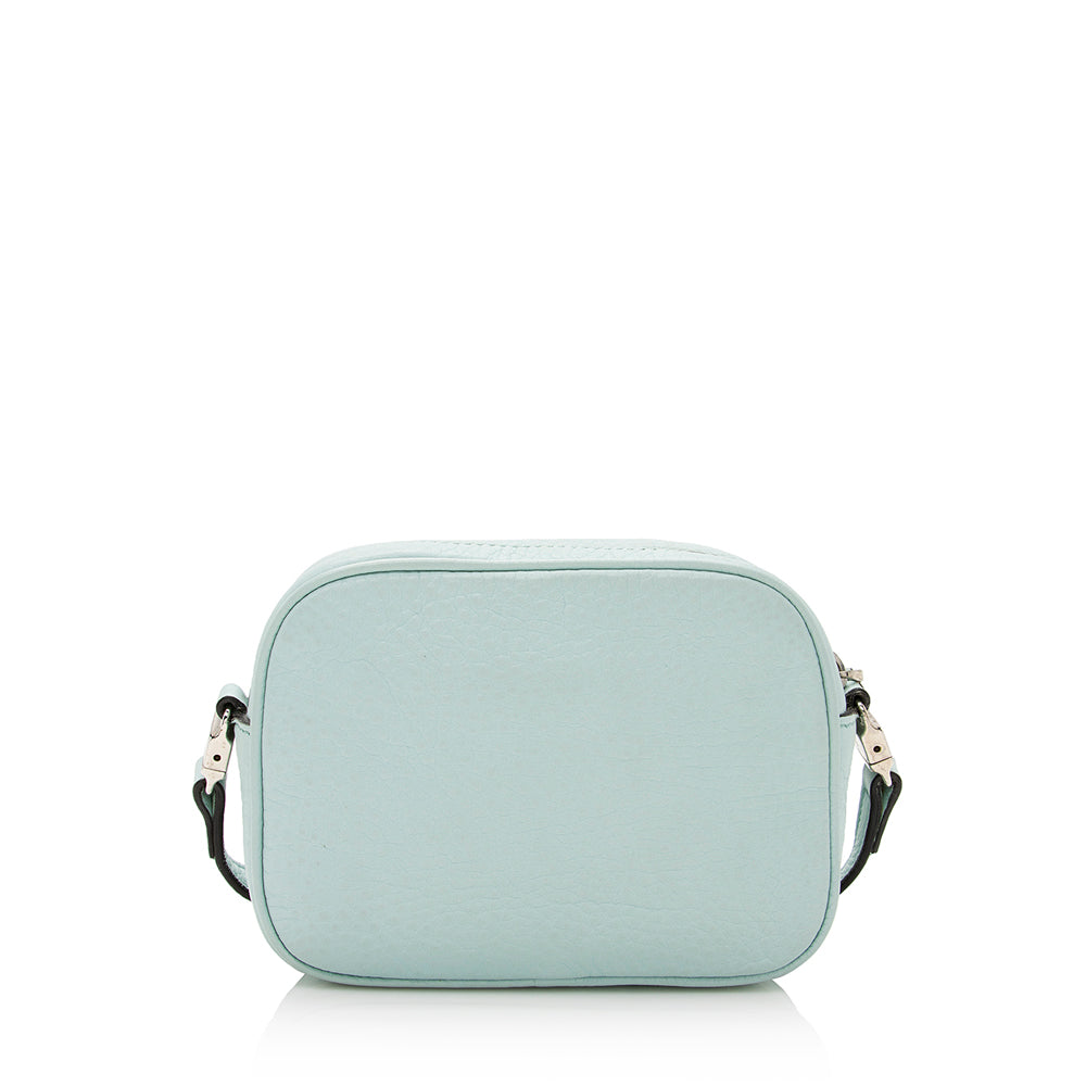 Gucci Soho Messenger SHF Leather Blue Mini Crossbody Bag