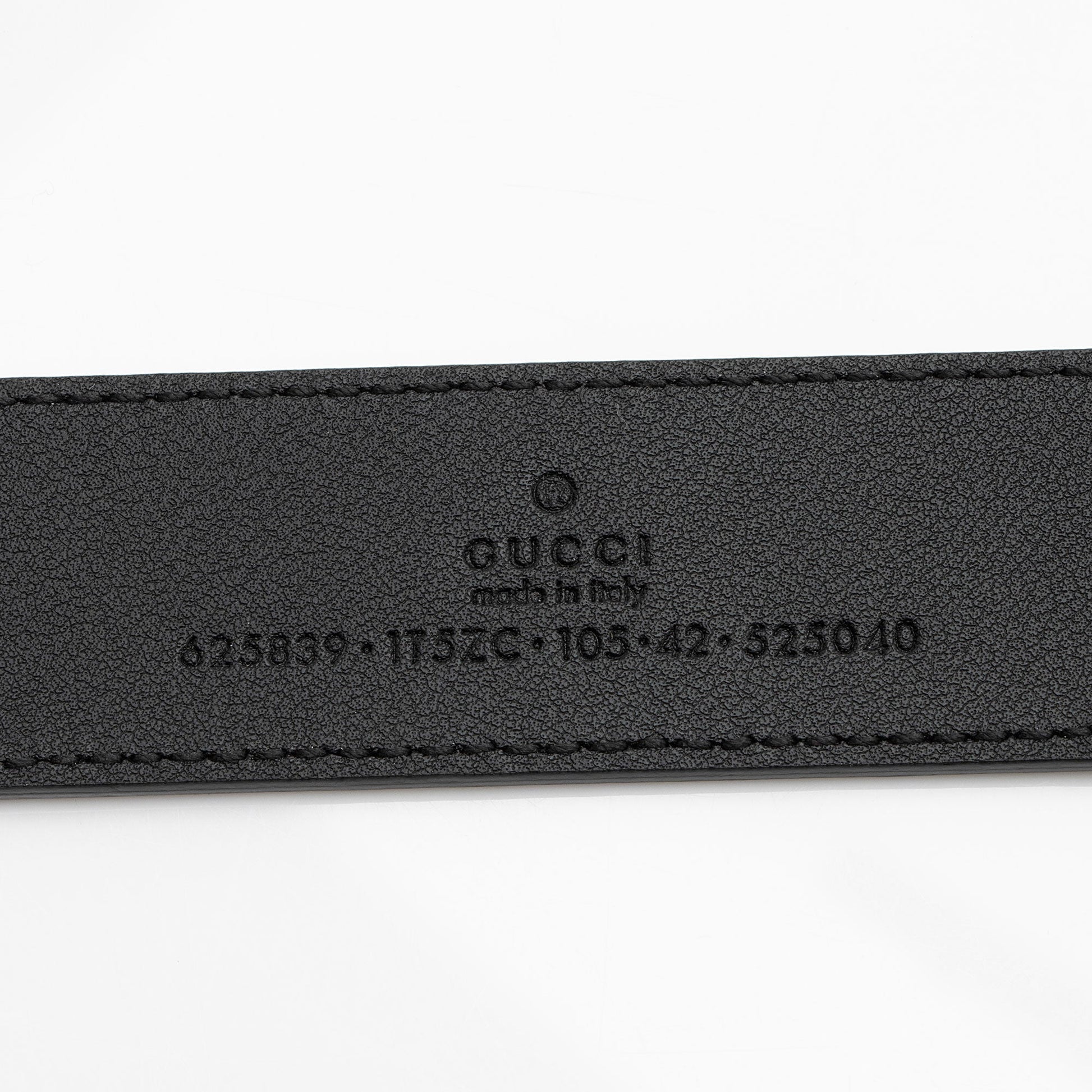 Gucci Strawberry Cherry GG Marmont Belt Leather Black Pink Gold Accessory