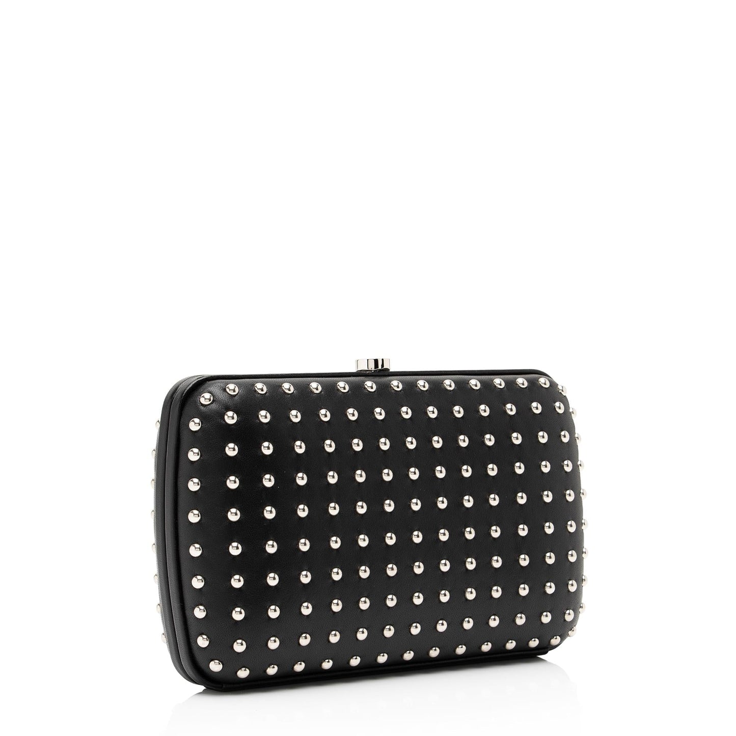 Gucci Studded Broadway Leather Black Clutch Bag