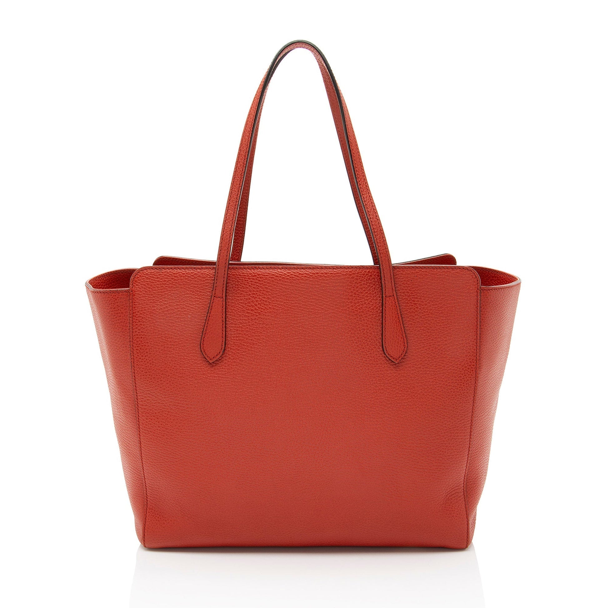 Gucci Swing Leather Medium Tote Bag Medium Tote
