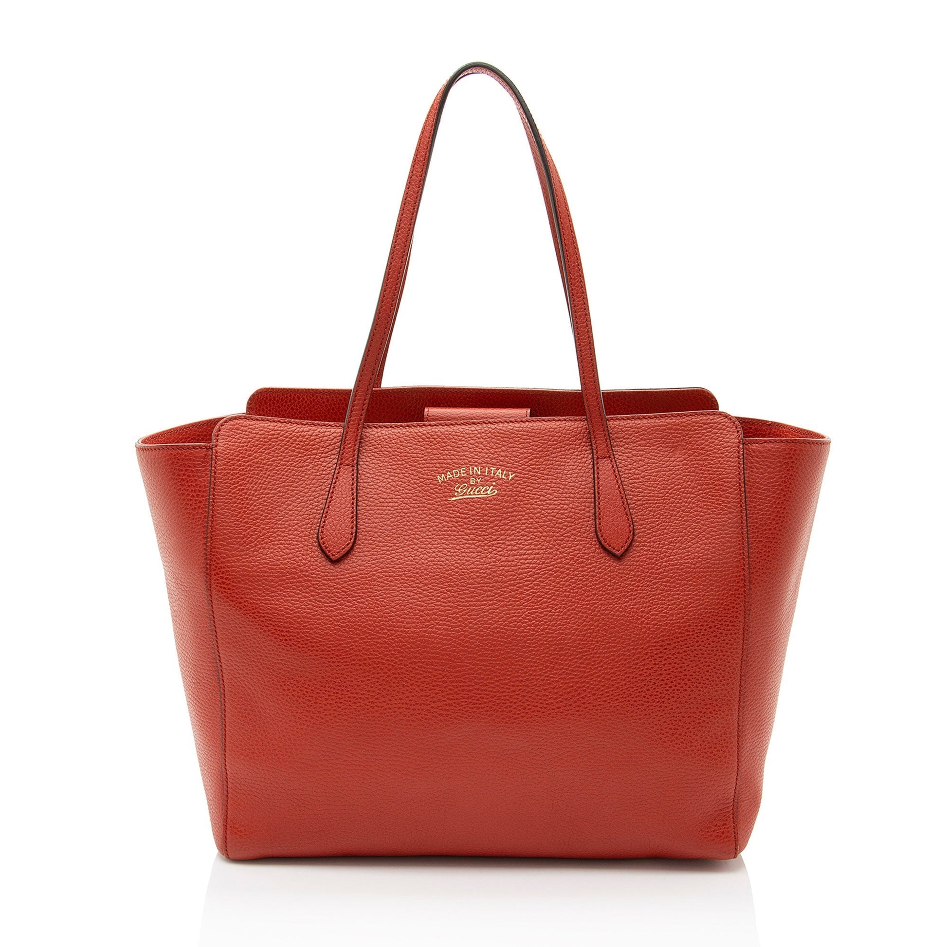 Gucci Swing Leather Medium Tote Bag Medium Tote
