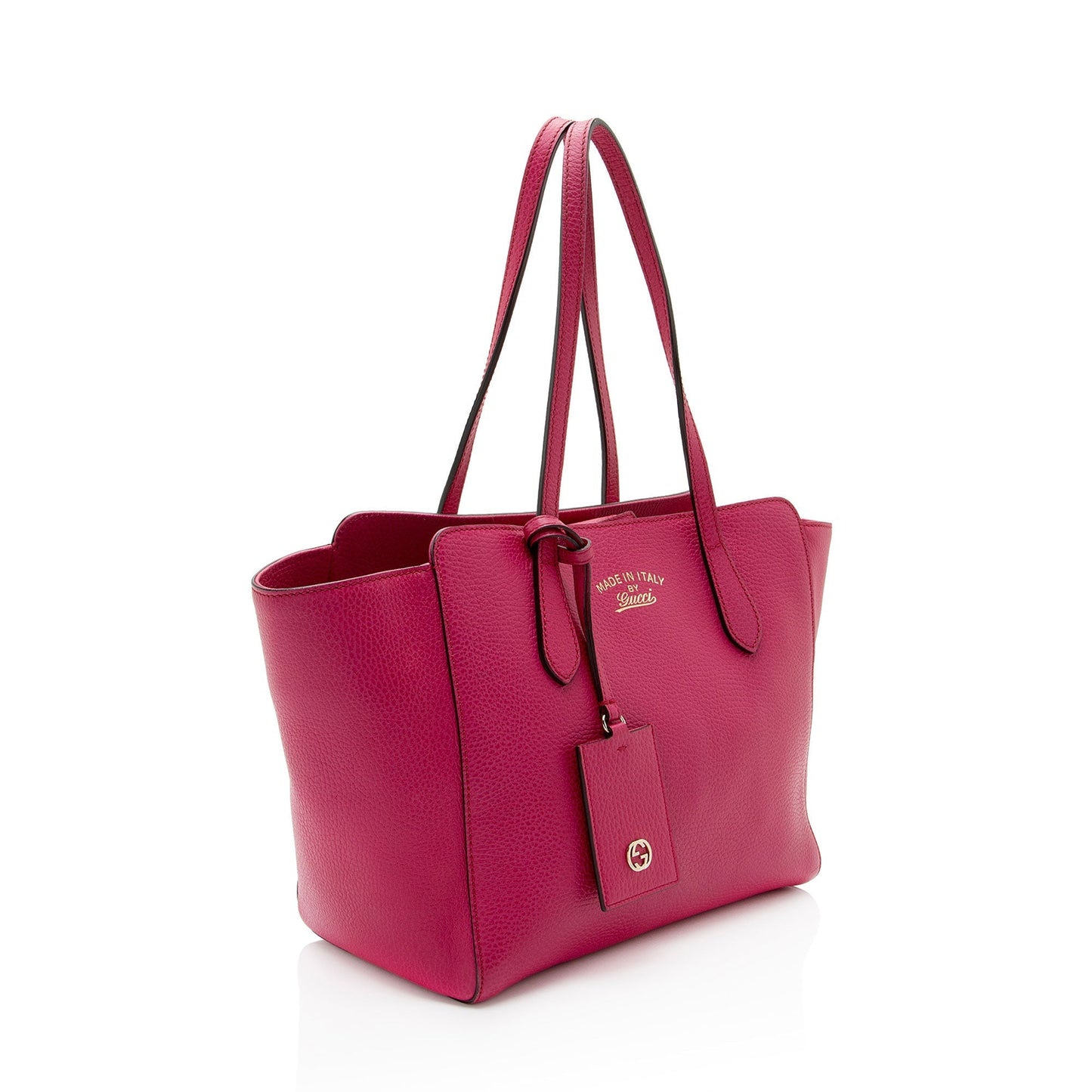 Gucci Swing Leather Pink Small Tote Bag