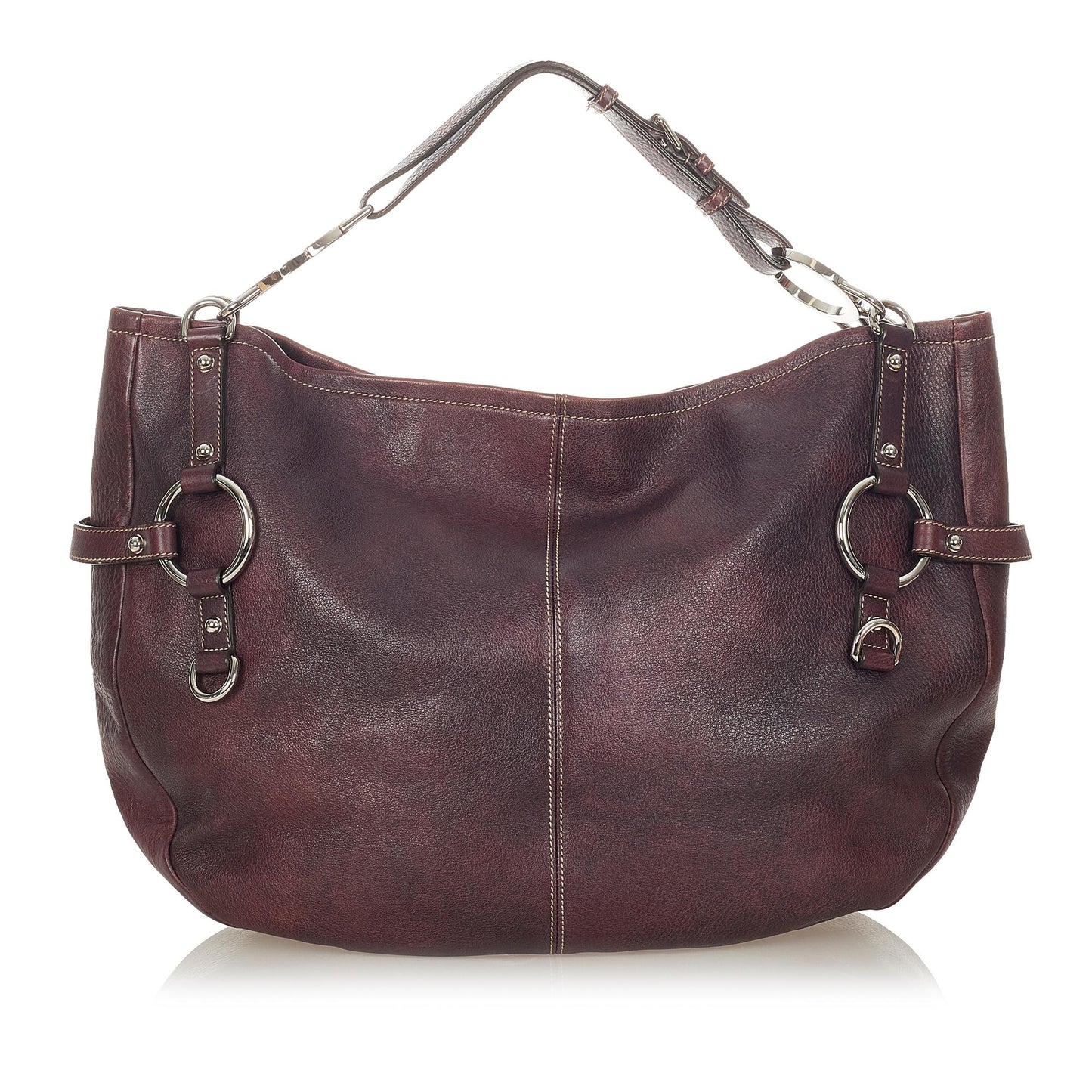 Gucci SHG Leather Calf Brown Tote Bag