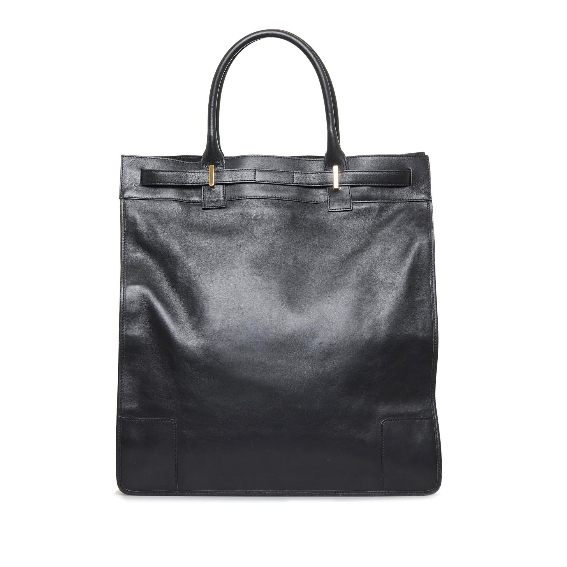 Gucci SHG-x1RoCi Leather Calf Black Tote Bag