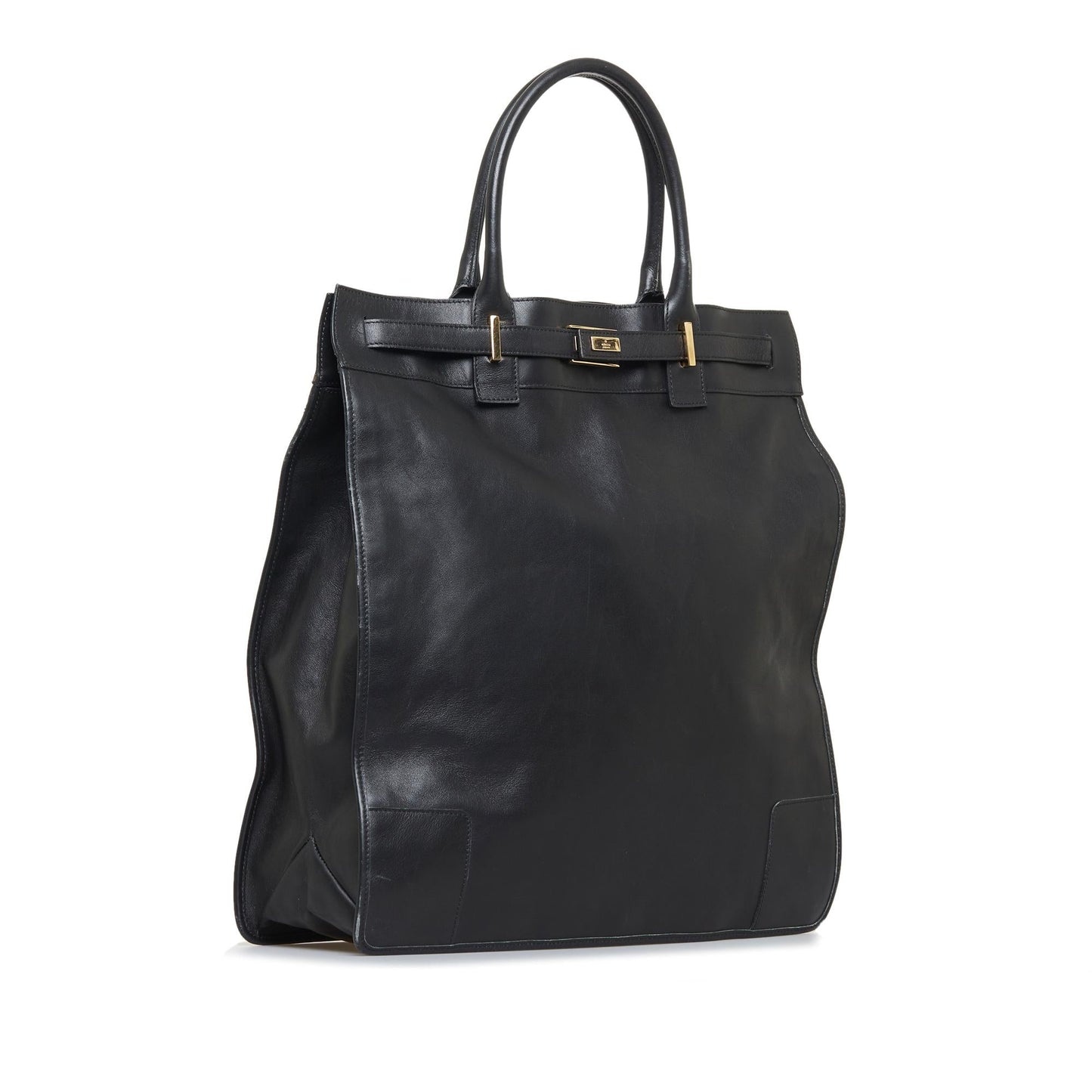 Gucci SHG-x1RoCi Leather Calf Black Tote Bag
