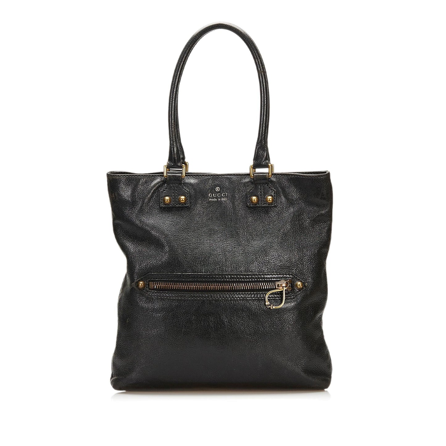 Gucci SHG Leather Calf Black Tote Bag