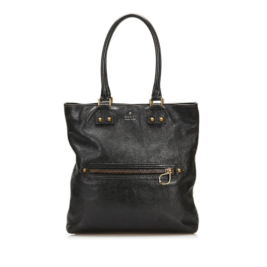 Gucci SHG Leather Calf Black Tote Bag