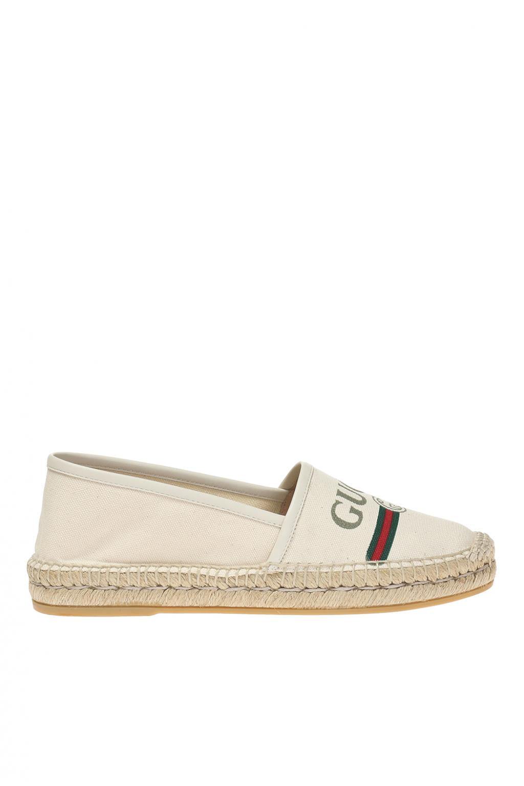 Gucci GG WEB TRIMMED Leather Canvas Logo Travel Bag