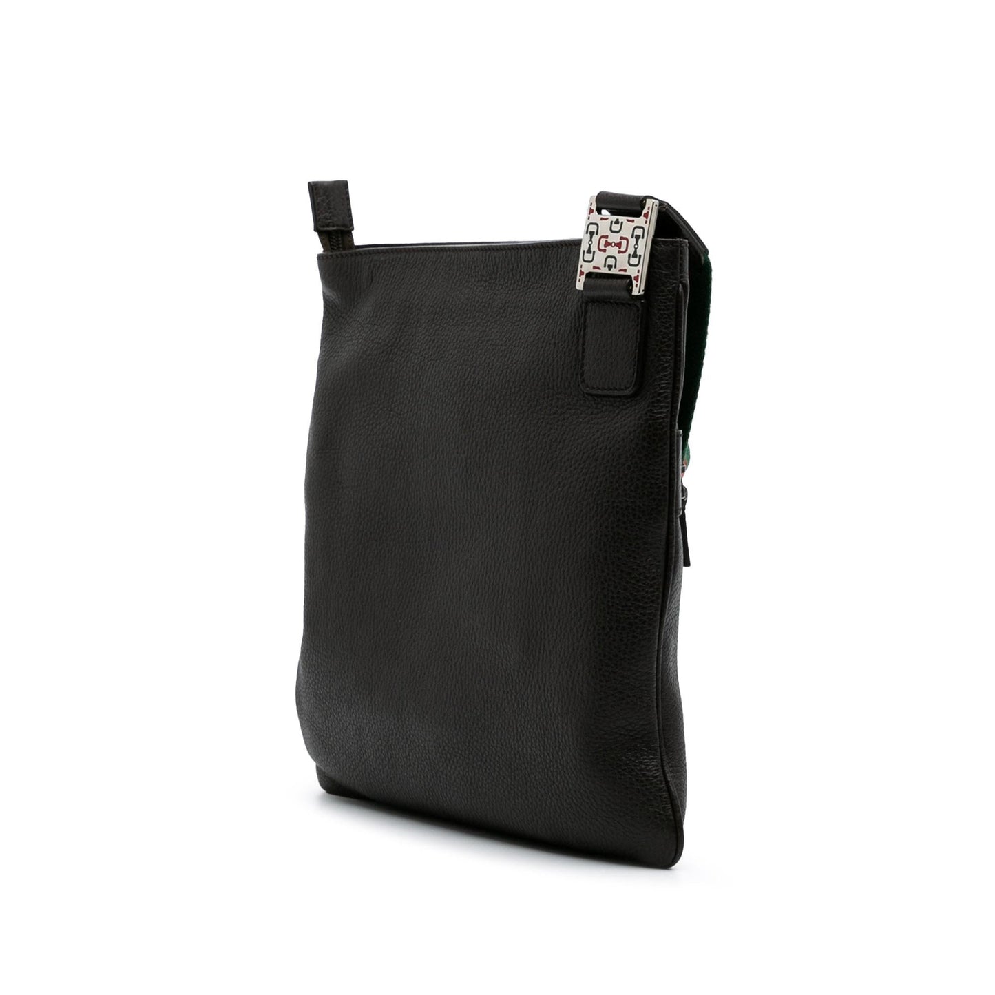 Gucci Web Leather Crossbody Bag