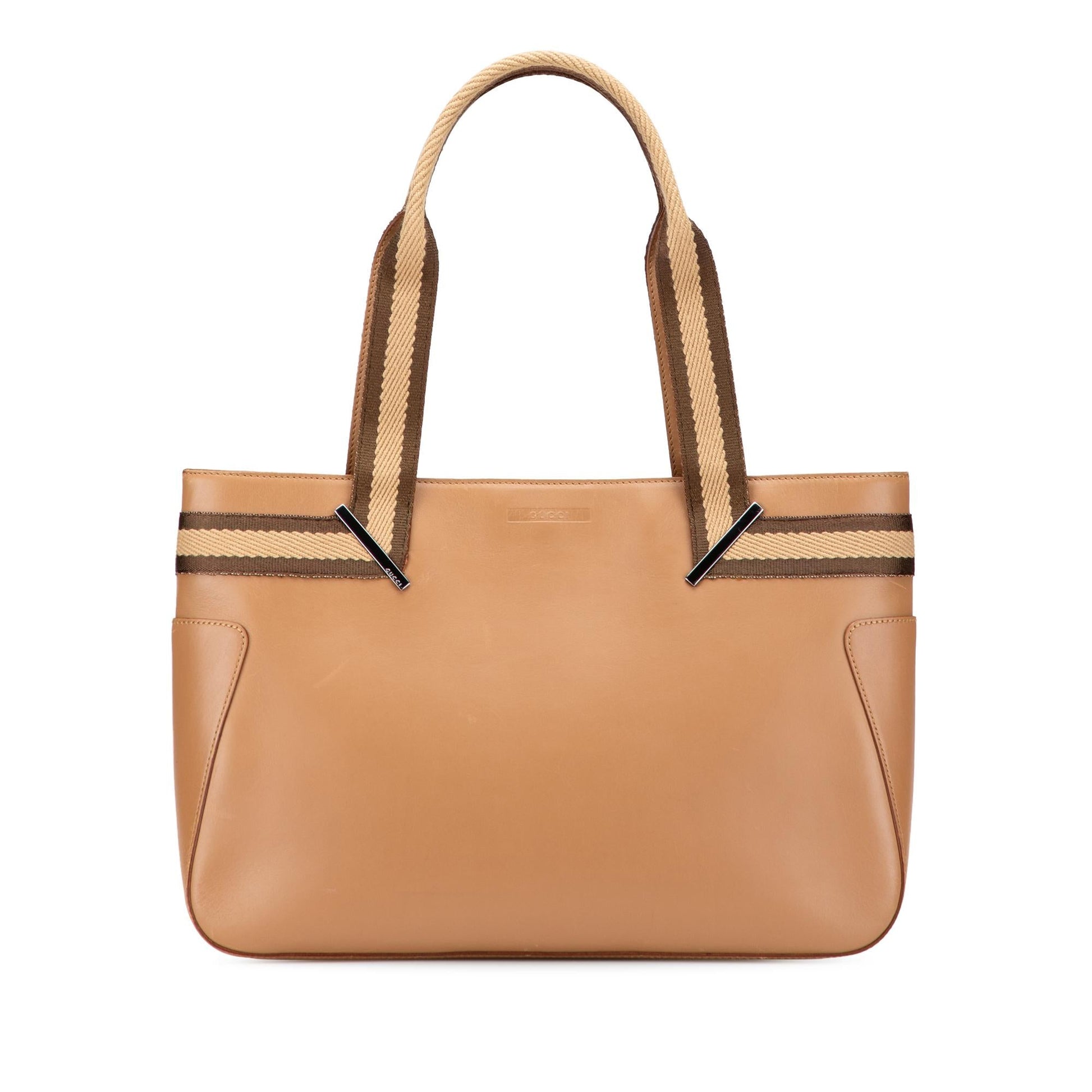 Gucci Web Leather Travel Bag