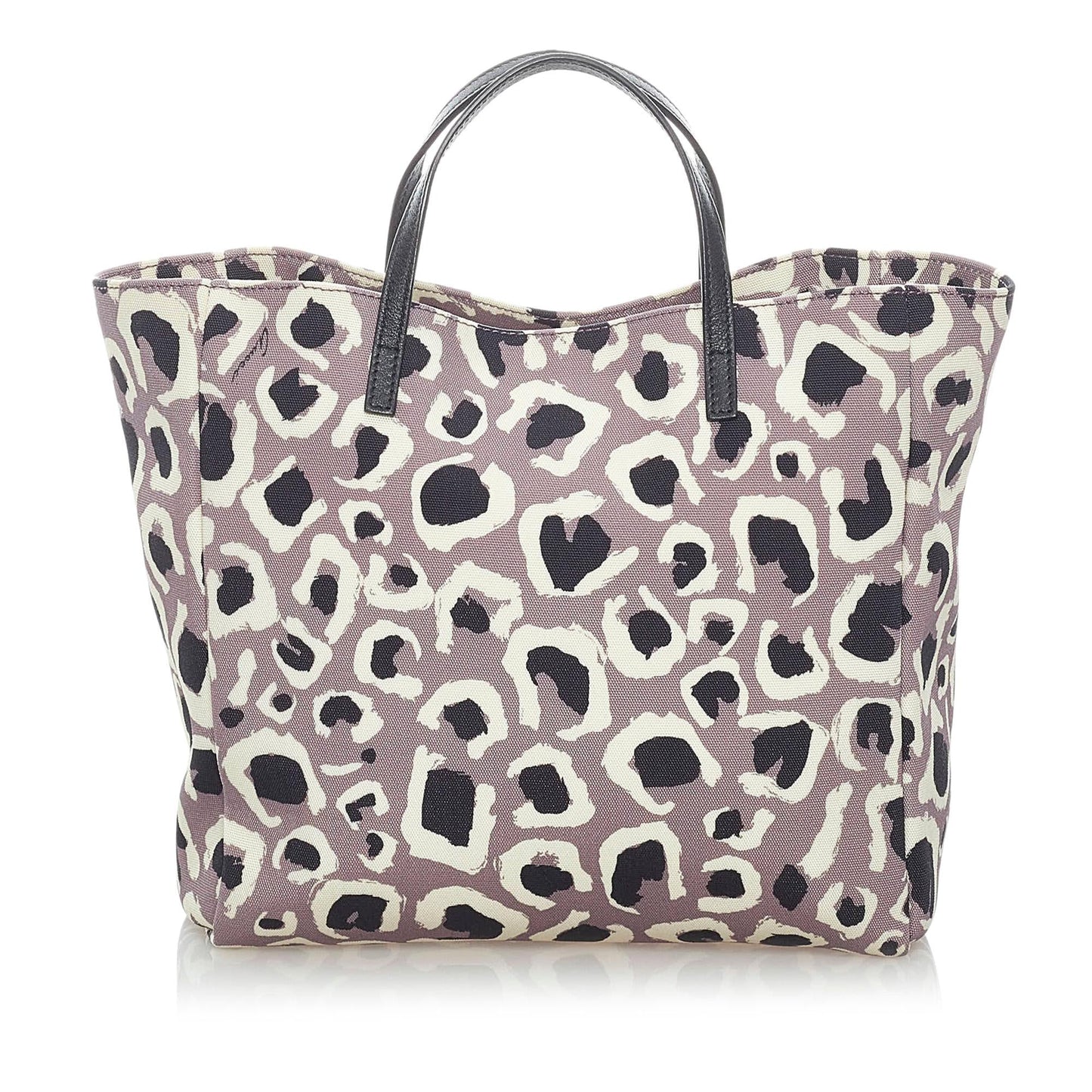 Gucci Leopard Printed SHG Nylon Tote Bag